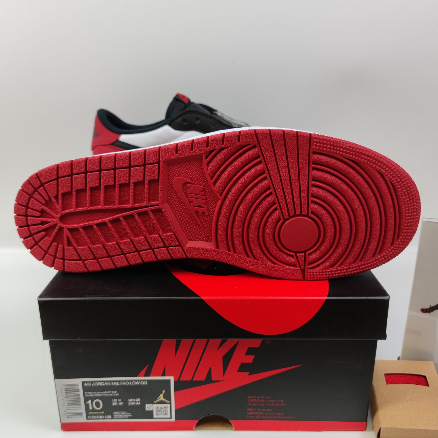 Air Jordan 1 Low OG "Black Toe" CZ0790-106 - Fashion Sneaker1818