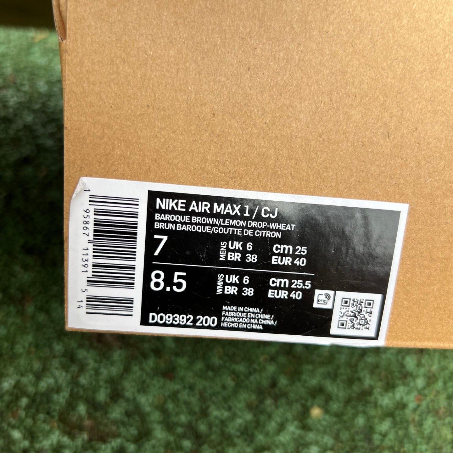 Travis Scott x Nike Air Max 1 "baroque brown" DO9392-200 - Yiwu Misiyou E-commerce Co., Ltd.