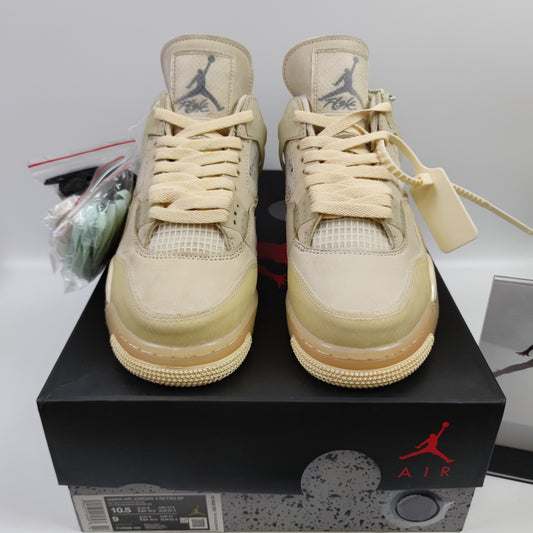 Off-White x Air Jordan 4 "Sail" CV9388-100 - Fashion Sneaker1818