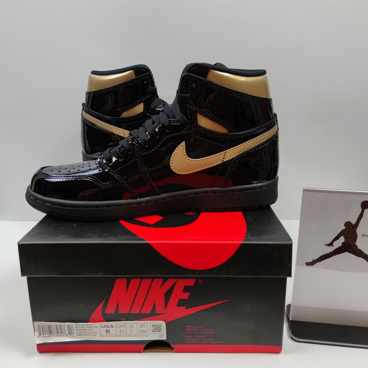 Air Jordan 1 Retro High OG "Black Gold" 555088-032 - Fashion Sneaker1818