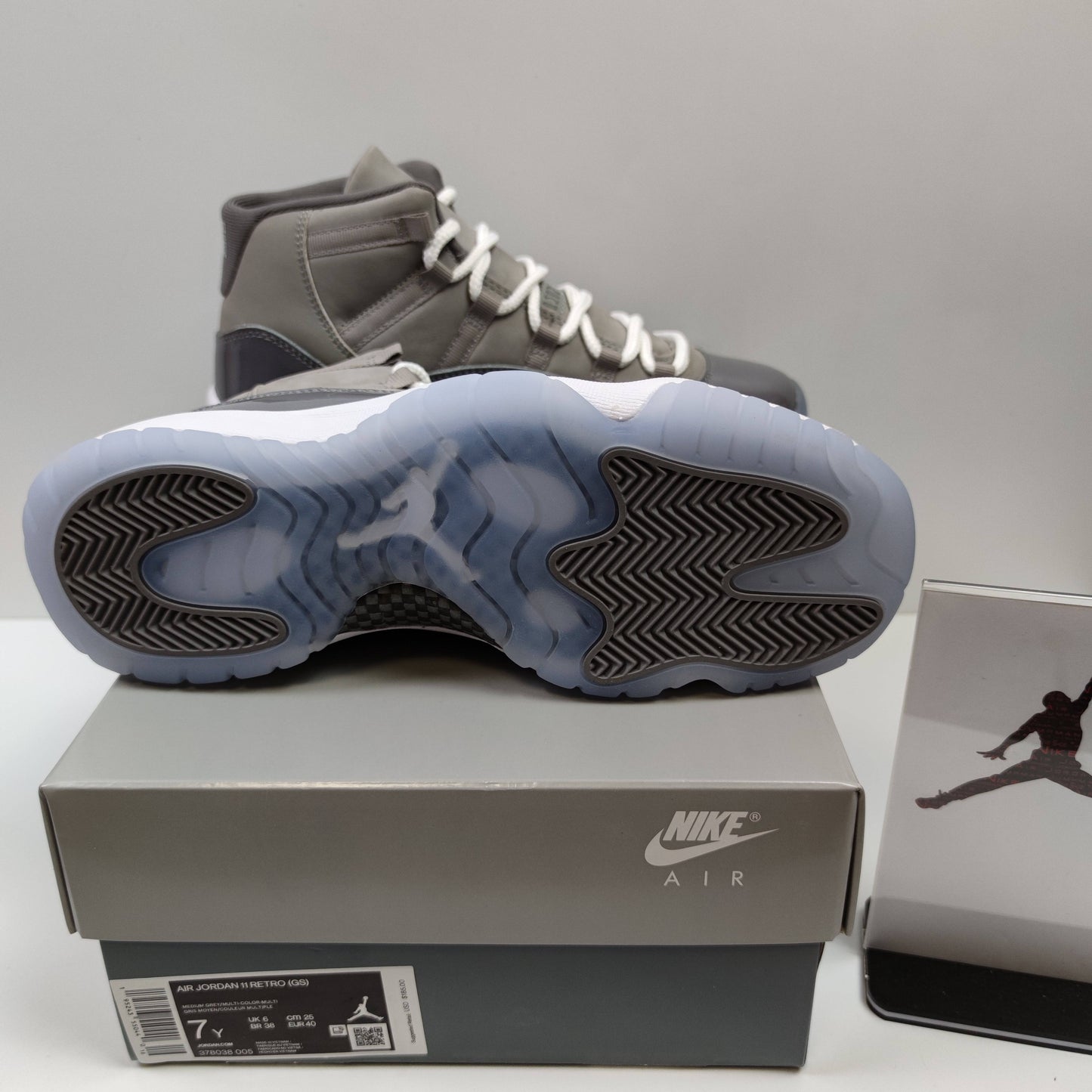 Air Jordan 11 Retro (GS) "Cool Grey" 378038-005 - Fashion Sneaker1818