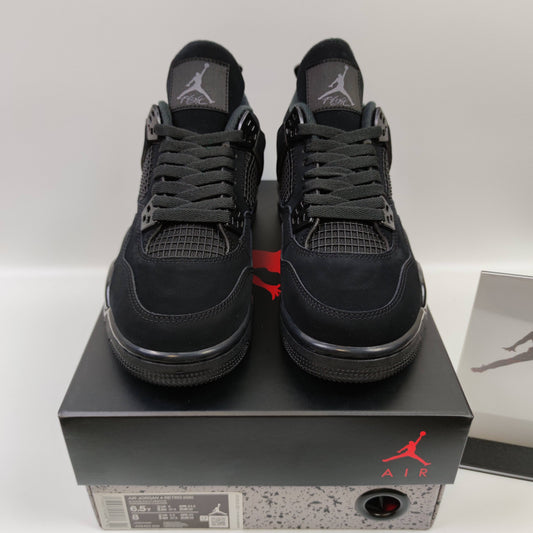 Air Jordan 4 "Black Cat" (GS) 408452-010 - Fashion Sneaker1818