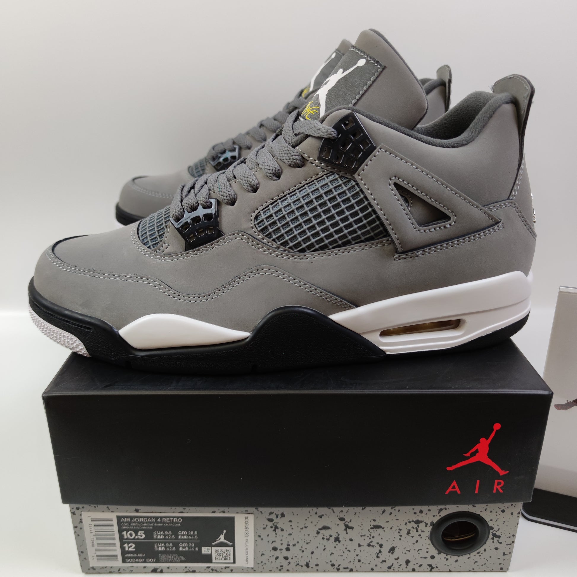 Air Jordan 4 Retro Cool Grey 308497-007 - Fashion Sneaker1818