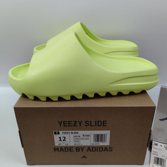 Adidas Originals Yeezy Slide "Glow Green" GX6138 - Fashion Sneaker1818