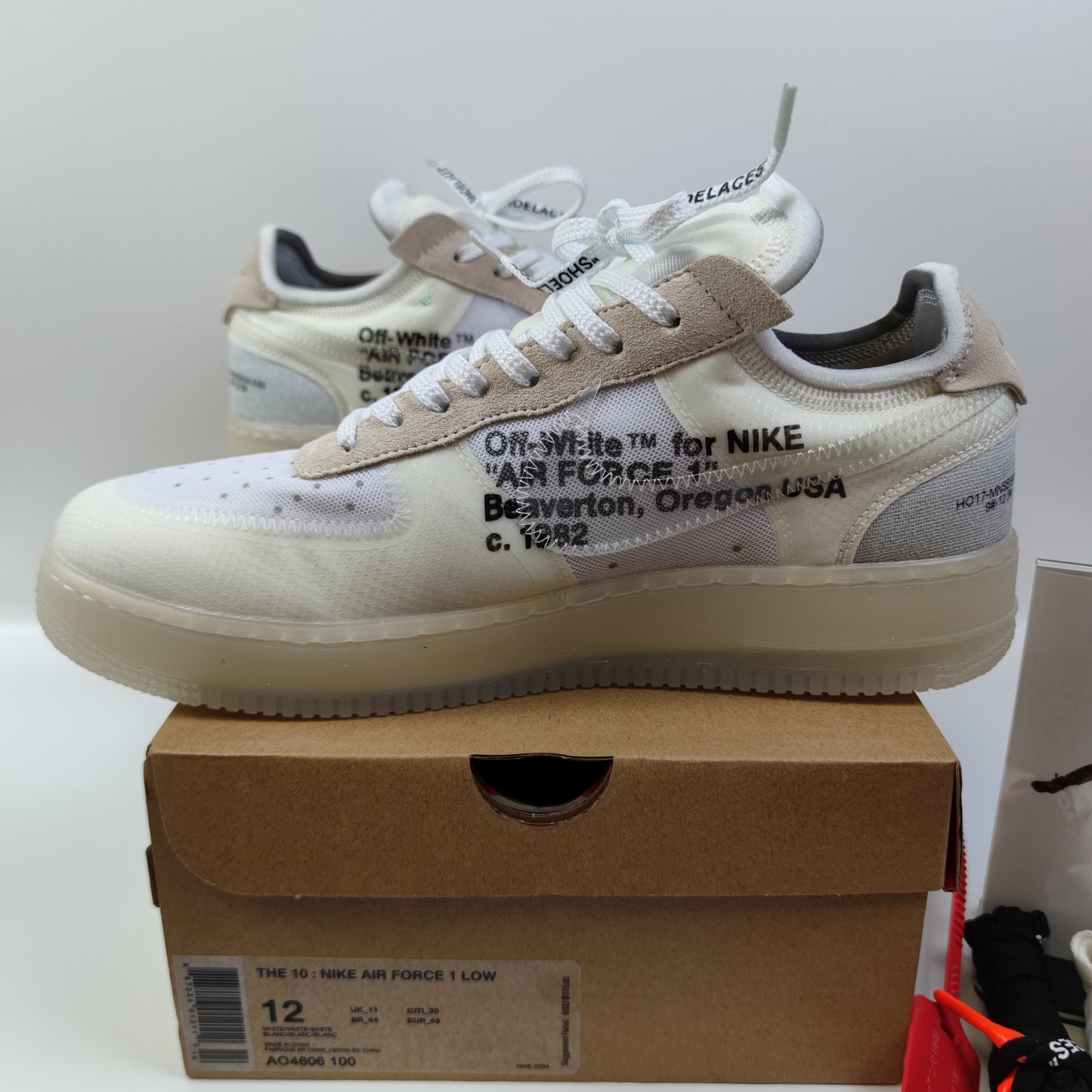 Off-White x Nike Air Force 1 Low Virgil The Ten AO4606-100 - Fashion Sneaker1818