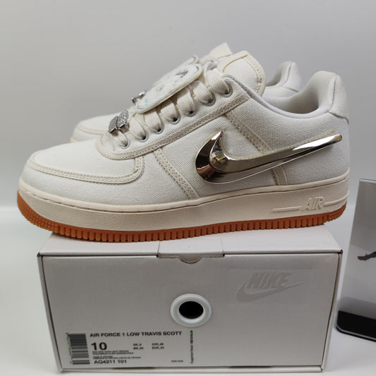 Travis Scott x Nike Air Force 1 Low "Sail" AQ4211-101 - Fashion Sneaker1818