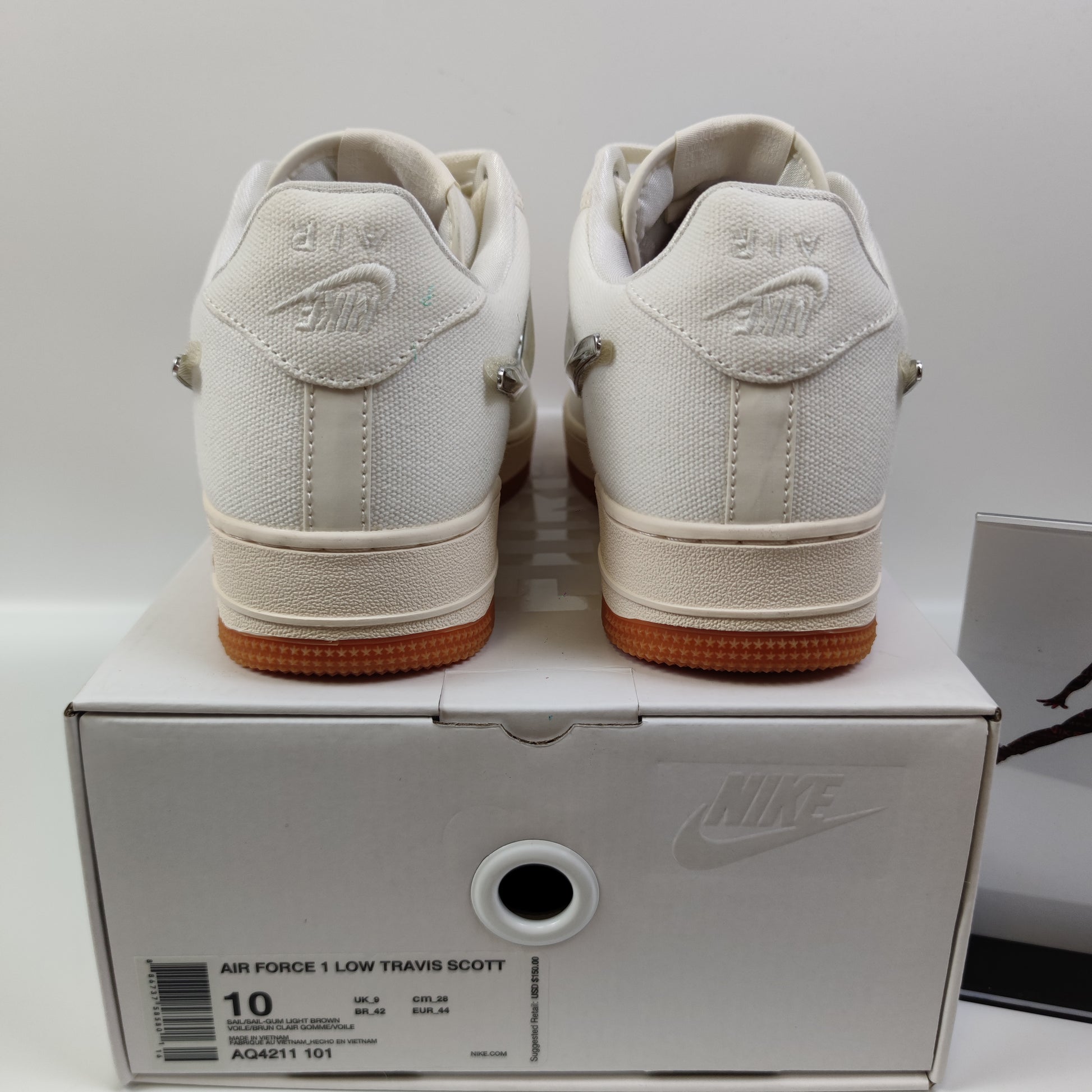 Travis Scott x Nike Air Force 1 Low "Sail" AQ4211-101 - Fashion Sneaker1818