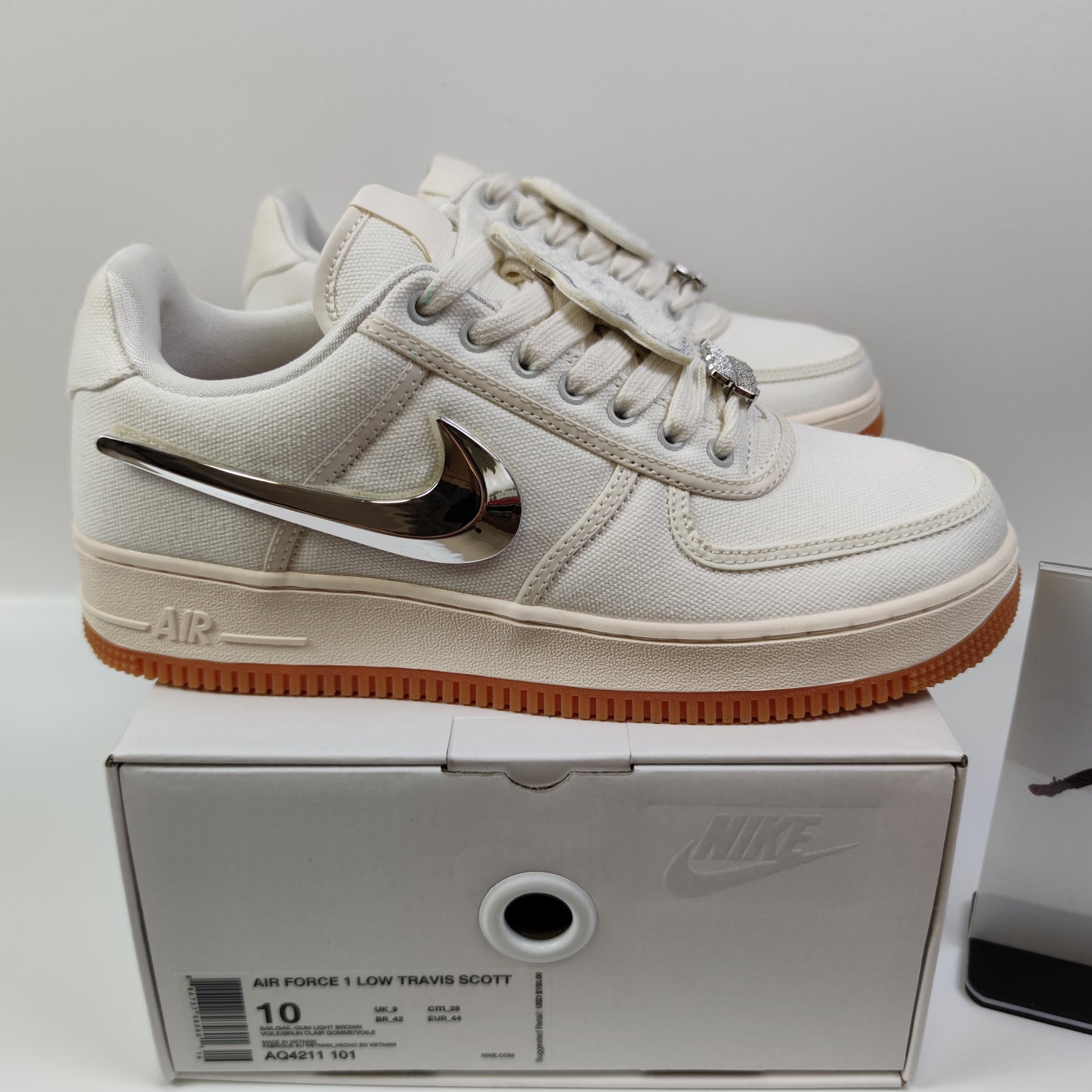 Travis Scott x Nike Air Force 1 Low "Sail" AQ4211-101 - Fashion Sneaker1818