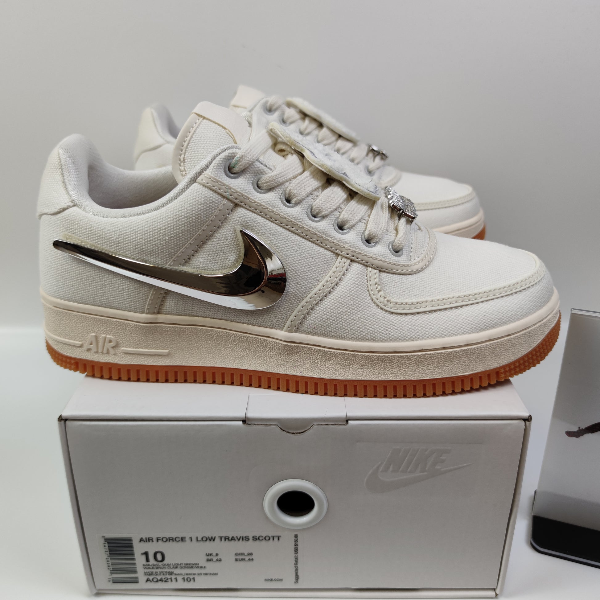 Travis Scott x Nike Air Force 1 Low "Sail" AQ4211-101 - Fashion Sneaker1818