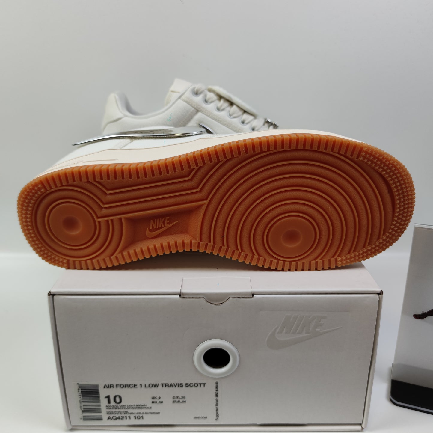 Travis Scott x Nike Air Force 1 Low "Sail" AQ4211-101 - Fashion Sneaker1818