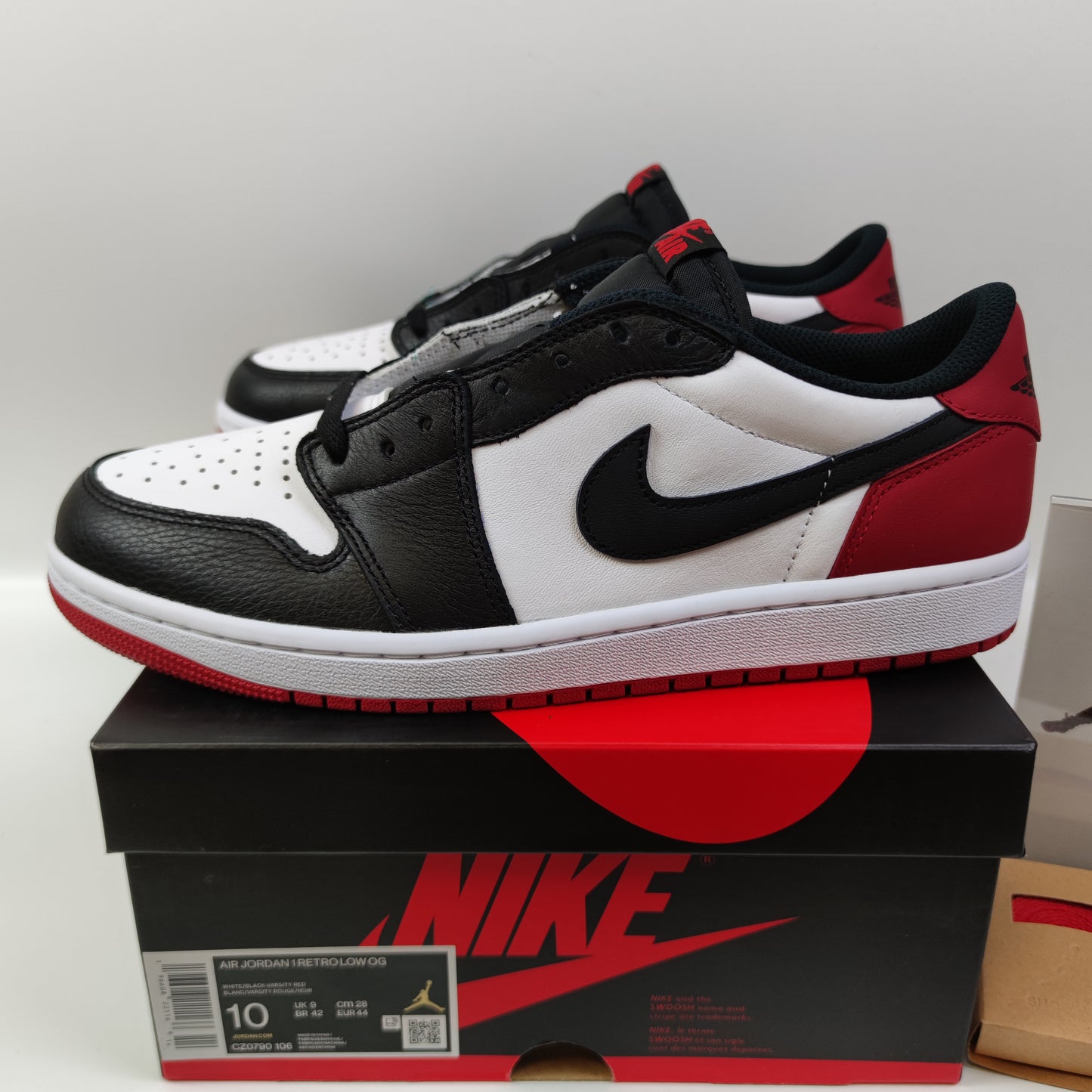 Air Jordan 1 Low OG "Black Toe" CZ0790-106 - Fashion Sneaker1818