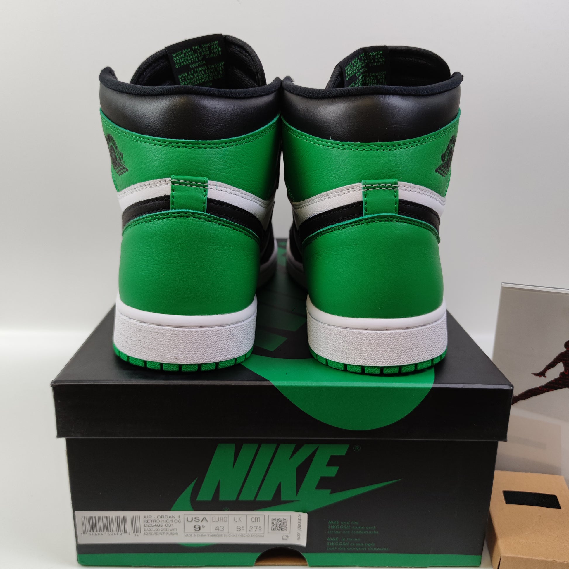 Air Jordan 1 High OG "Black and Lucky Green" DZ5485-031 - Fashion Sneaker1818