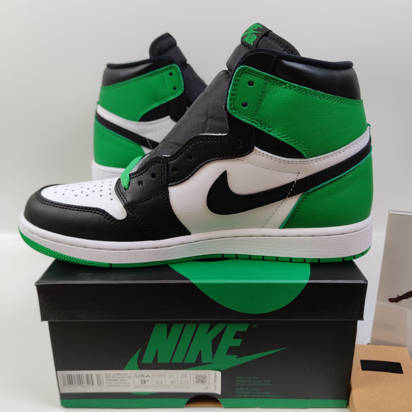 Air Jordan 1 High OG "Black and Lucky Green" DZ5485-031 - Fashion Sneaker1818