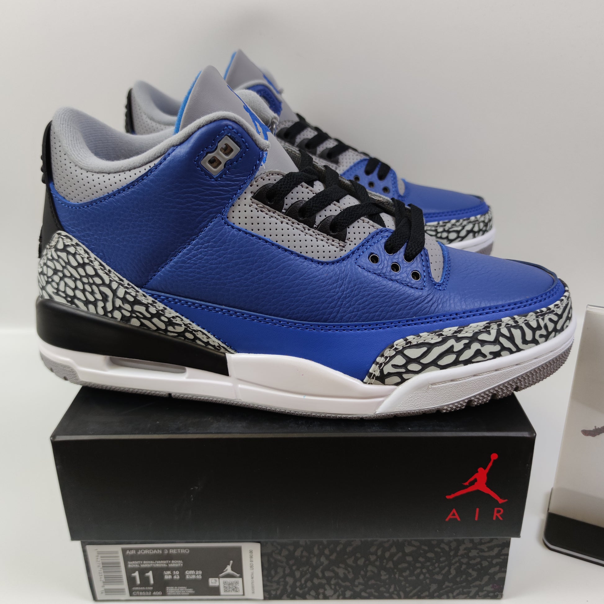 Air Jordan 3 Retro "Blue Cement" CT8532-400 - Fashion Sneaker1818