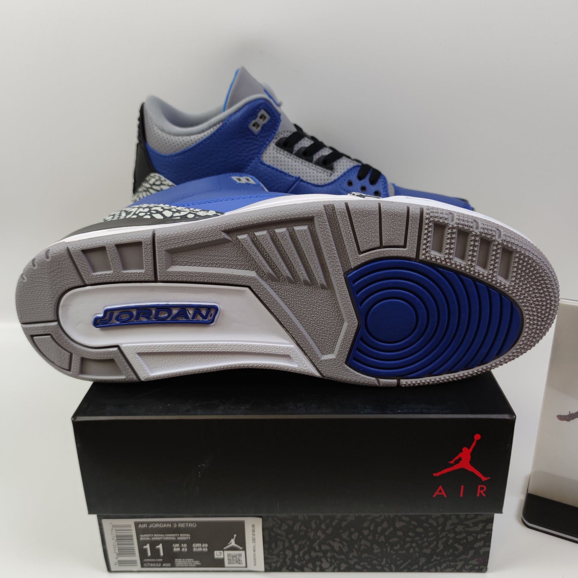 Air Jordan 3 Retro "Blue Cement" CT8532-400 - Fashion Sneaker1818