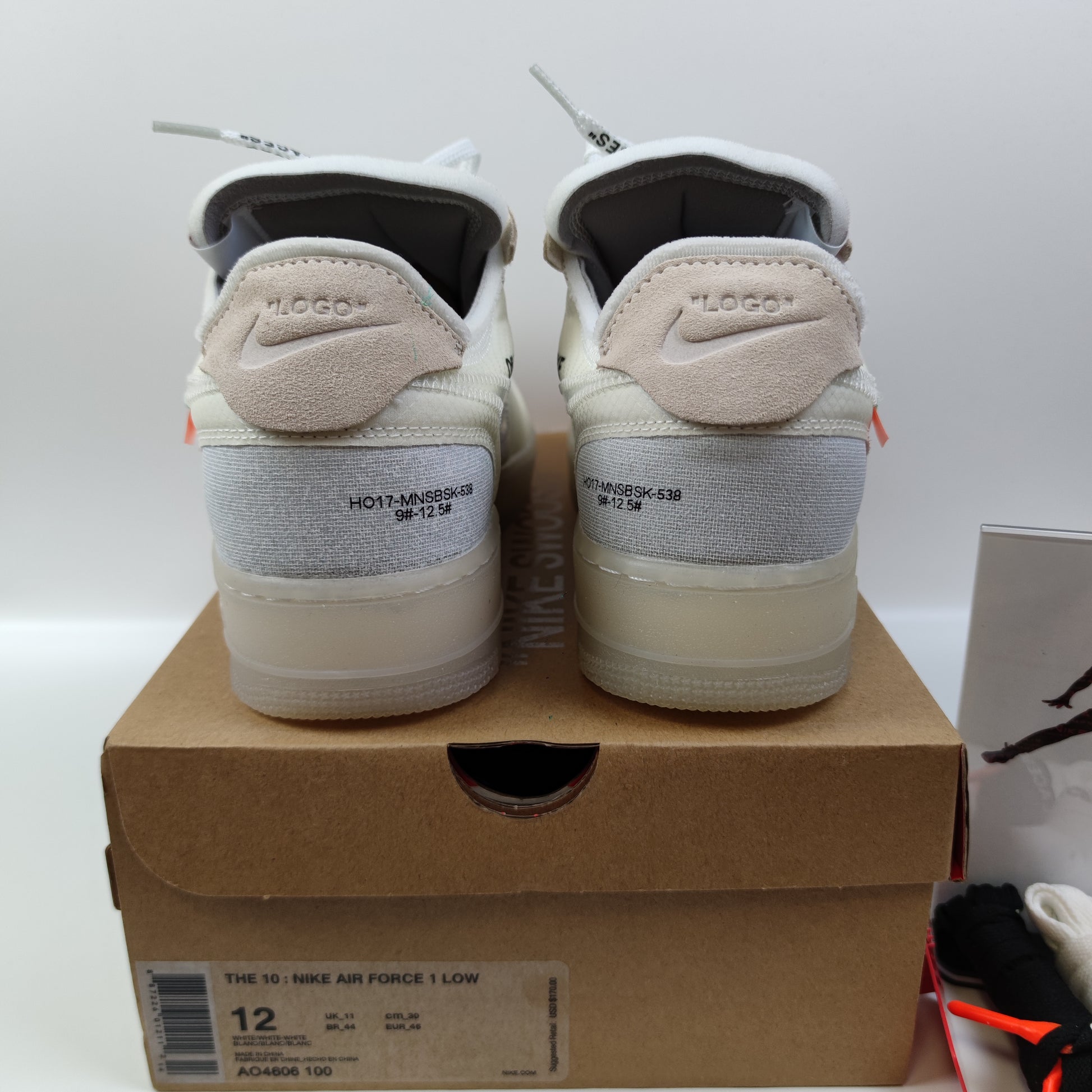 Off-White x Nike Air Force 1 Low Virgil The Ten AO4606-100 - Fashion Sneaker1818