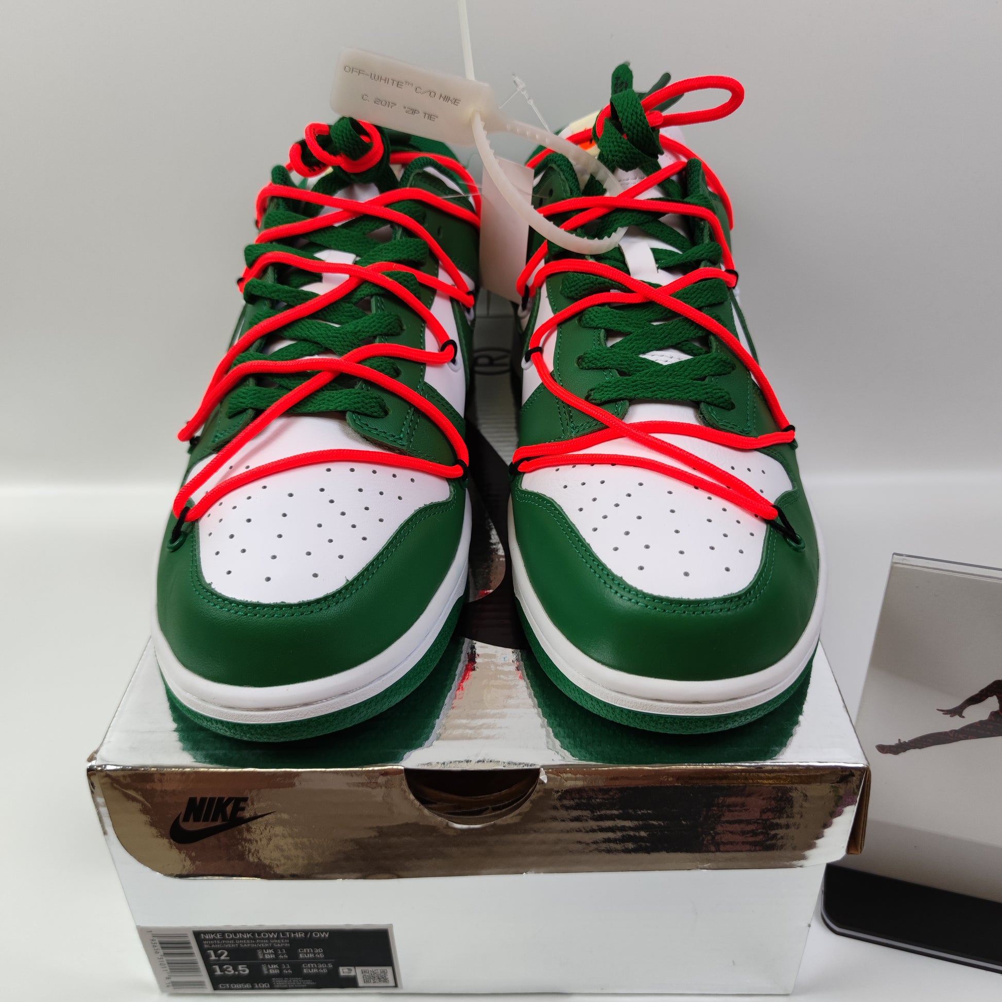 Off-White x Nike Dunk Low LTHR OW CT0856-100 - Fashion Sneaker1818