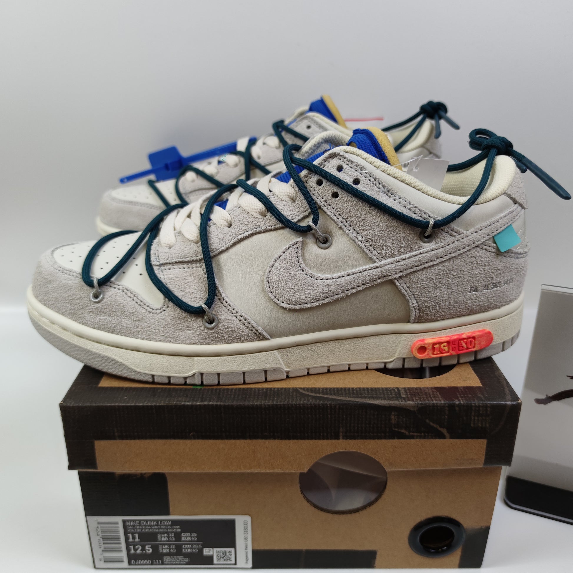 Off-White x Nike Dunk Low "The 50" NO.16 DJ0950-111 - Fashion Sneaker1818