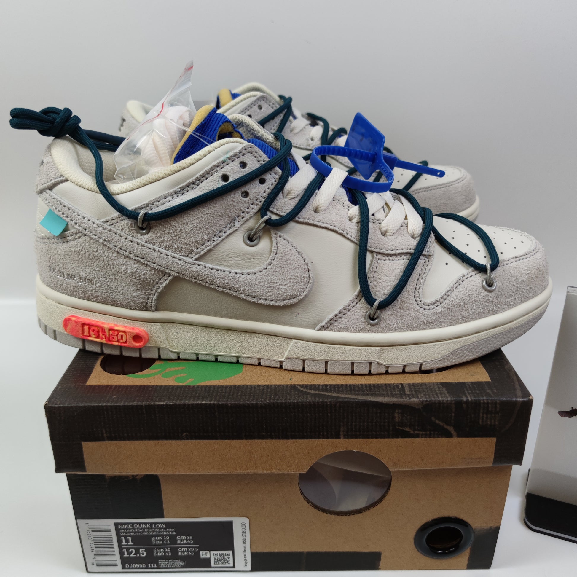 Off-White x Nike Dunk Low "The 50" NO.16 DJ0950-111 - Fashion Sneaker1818
