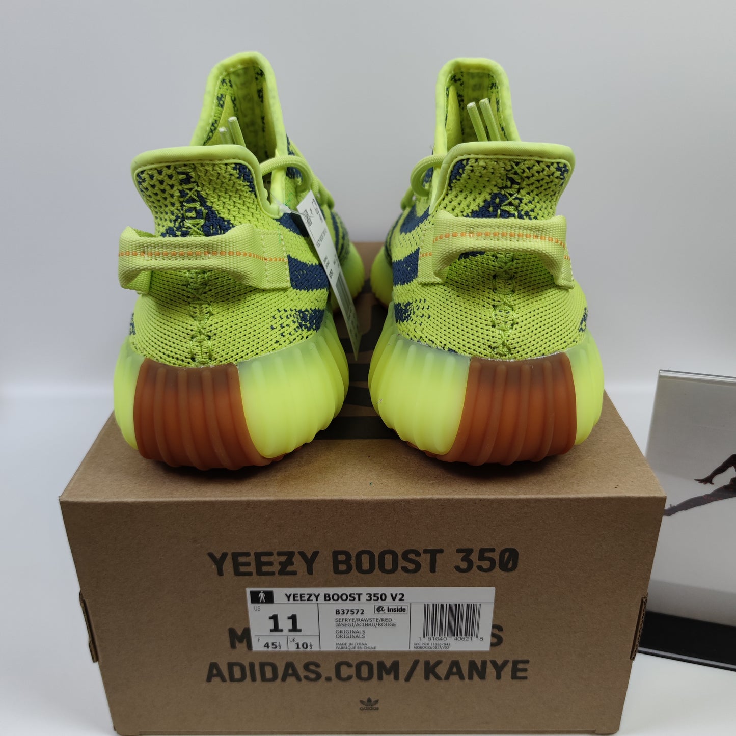 Adidas Originals Yeezy Boost 350 V2 "Semi Frozen Yellow" B37572 - Fashion Sneaker1818
