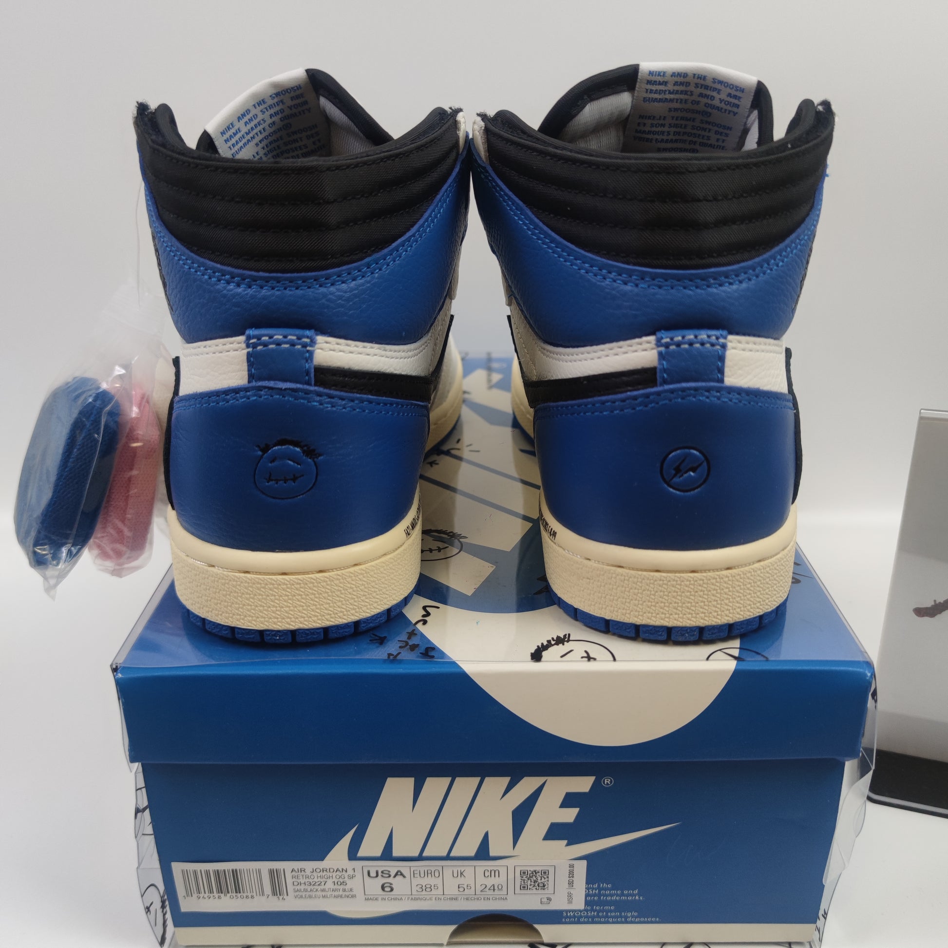 Travis Scott x Fragment x Air Jordan 1 High OG SP "Military Blue" DH3227-105 - Fashion Sneaker1818