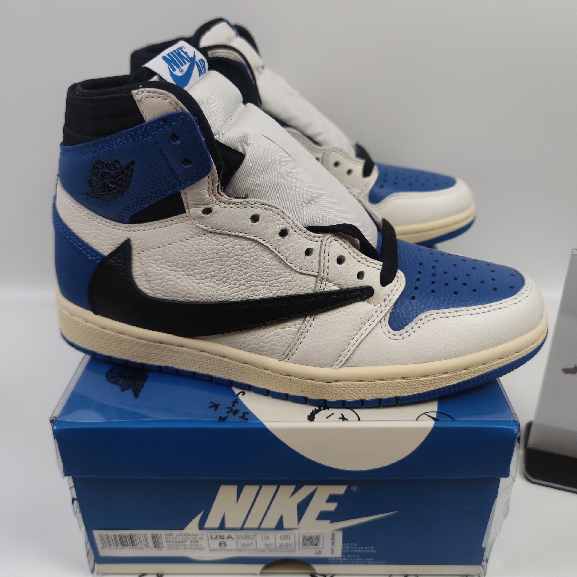 Travis Scott x Fragment x Air Jordan 1 High OG SP "Military Blue" DH3227-105 - Fashion Sneaker1818