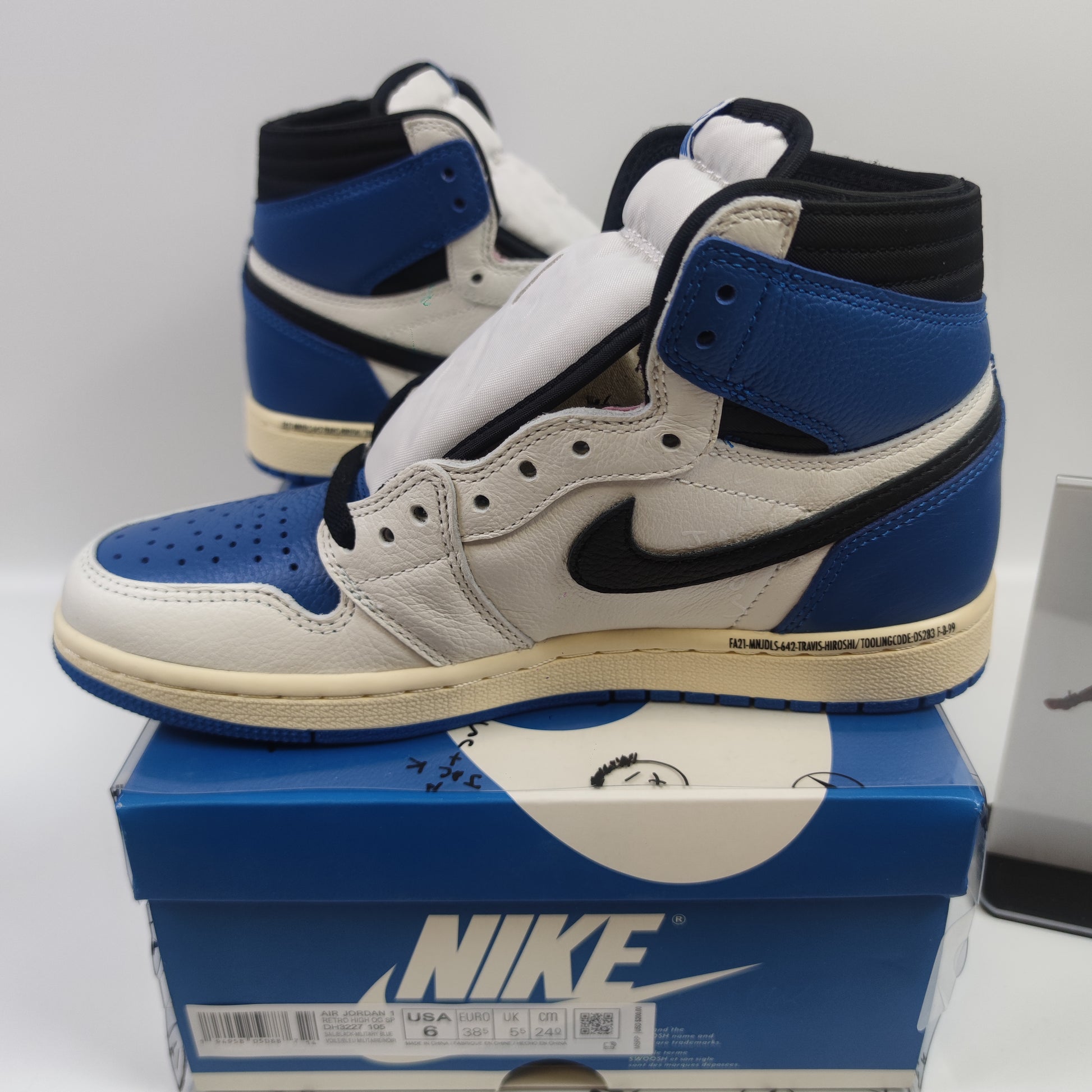 Travis Scott x Fragment x Air Jordan 1 High OG SP "Military Blue" DH3227-105 - Fashion Sneaker1818