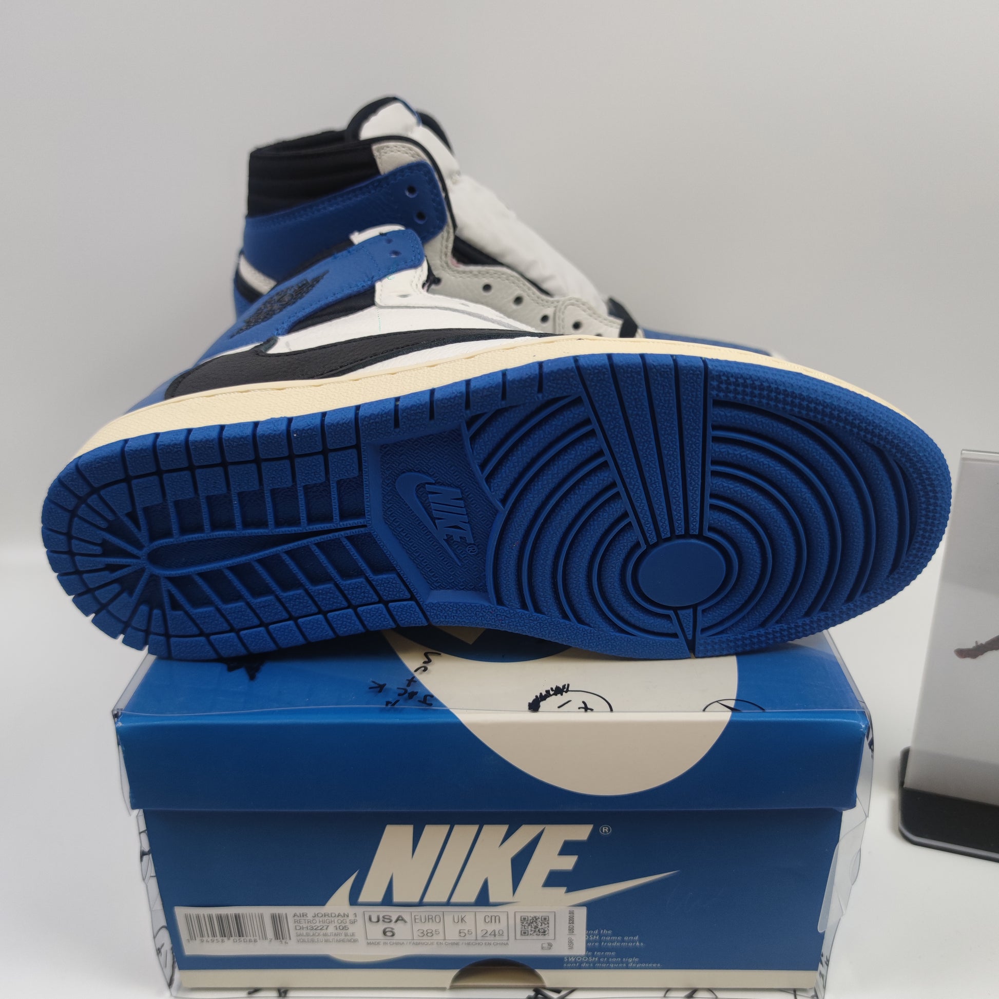 Travis Scott x Fragment x Air Jordan 1 High OG SP "Military Blue" DH3227-105 - Fashion Sneaker1818