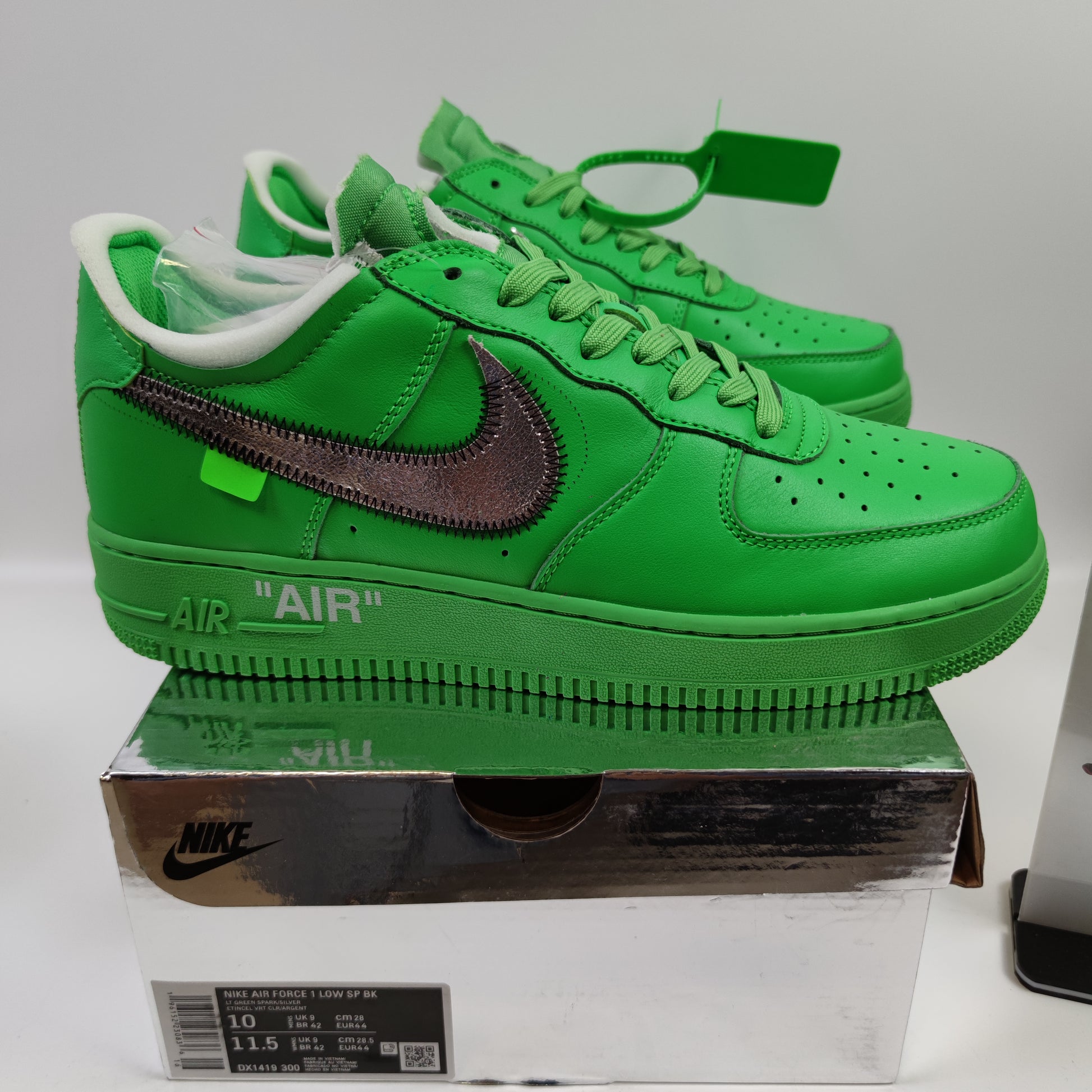 Off-White x Nike Air Force 1 Low "Green" DX1419-300 - Fashion Sneaker1818