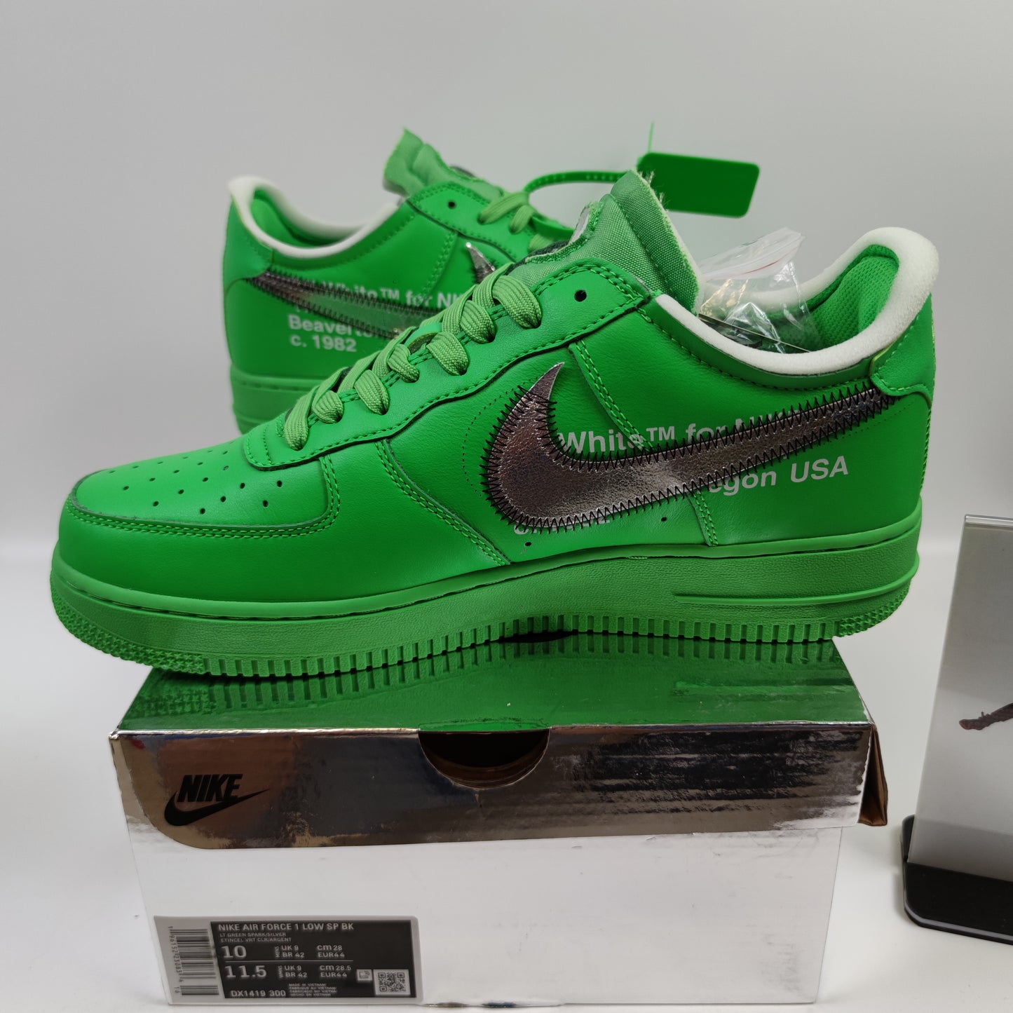 Off-White x Nike Air Force 1 Low "Green" DX1419-300 - Fashion Sneaker1818