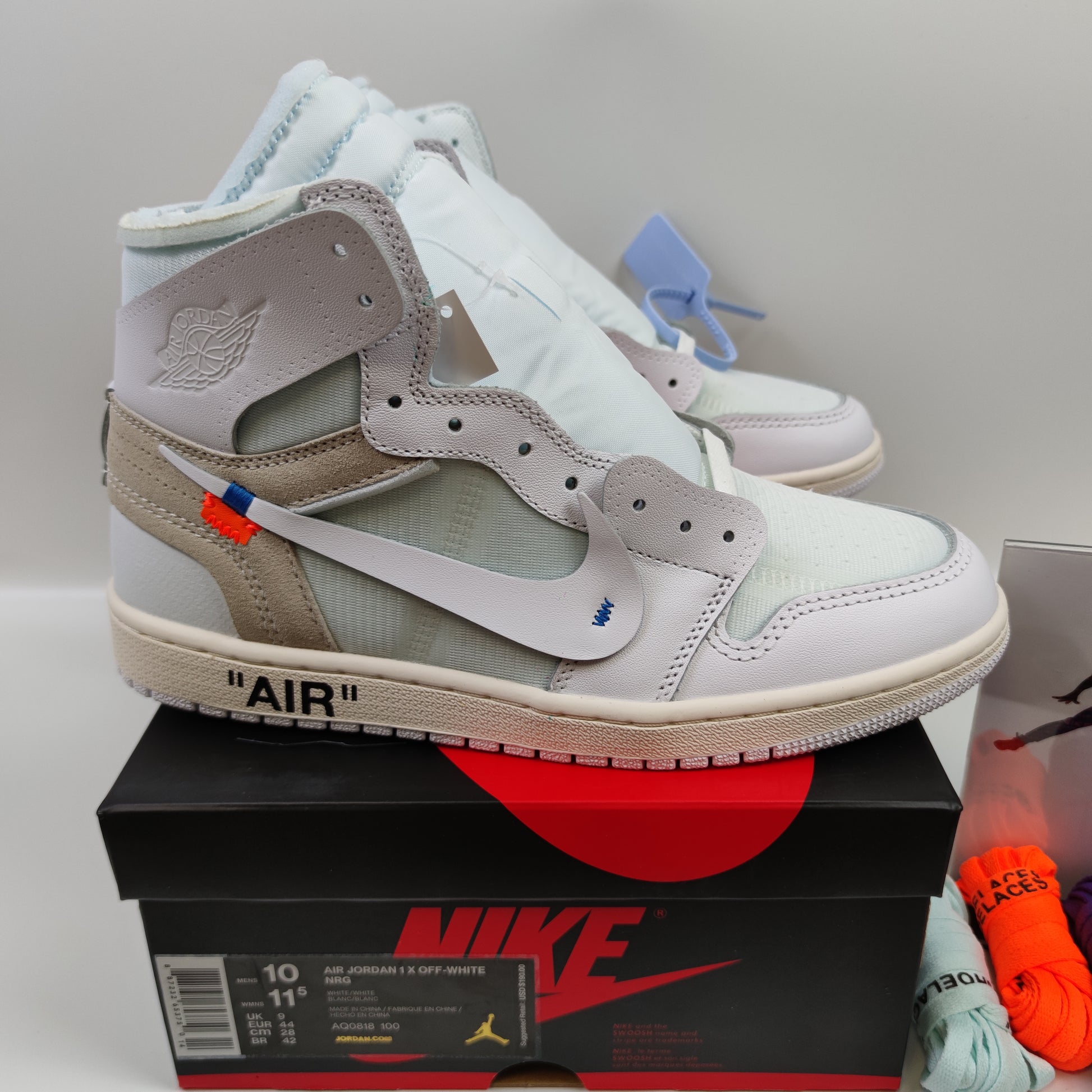 Off-White x Air Jordan 1 Retro High White the ten AQ0818-100 - Fashion Sneaker1818