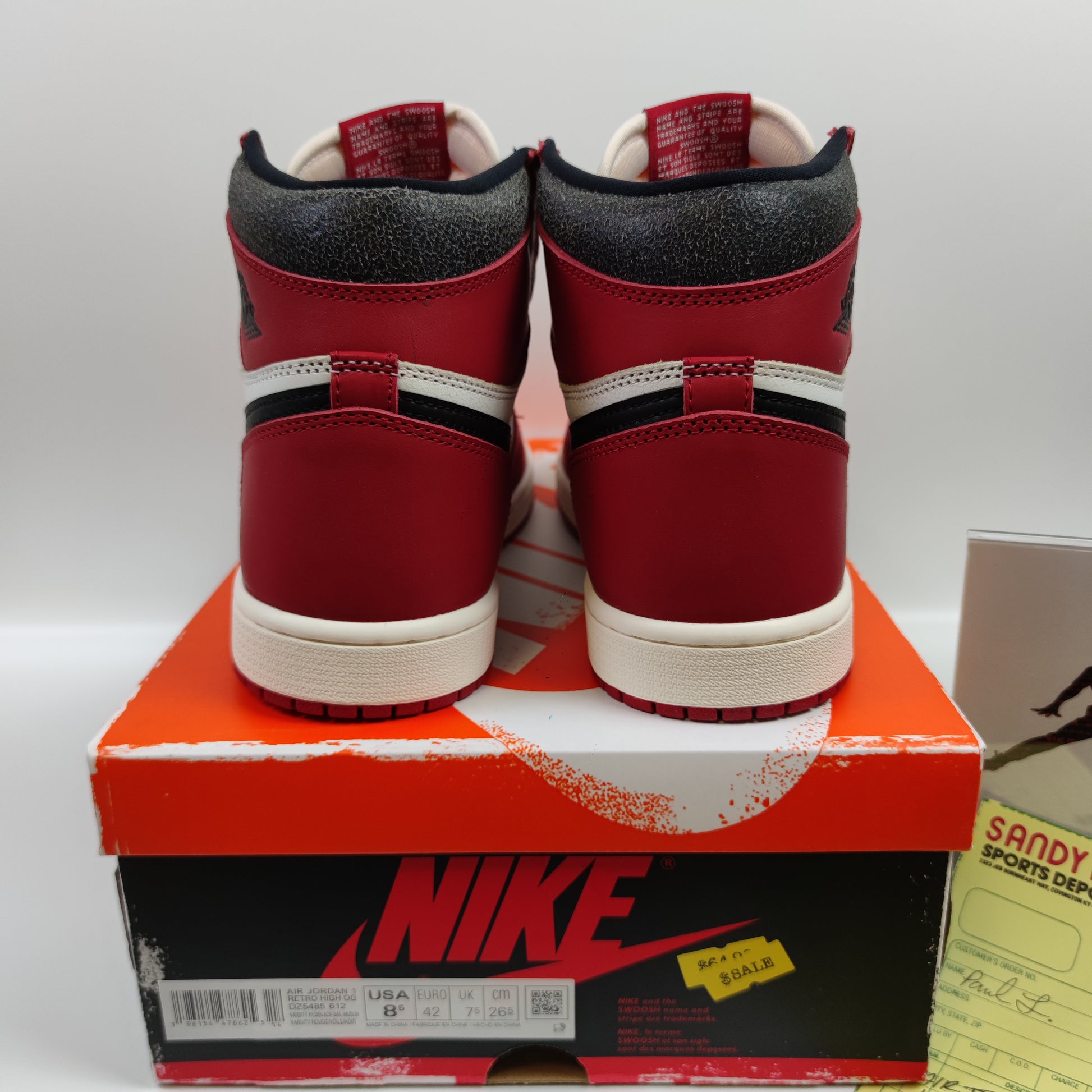 Air Jordan 1 Retro High OG "Lost & Found" DZ5485-612 - Fashion Sneaker1818