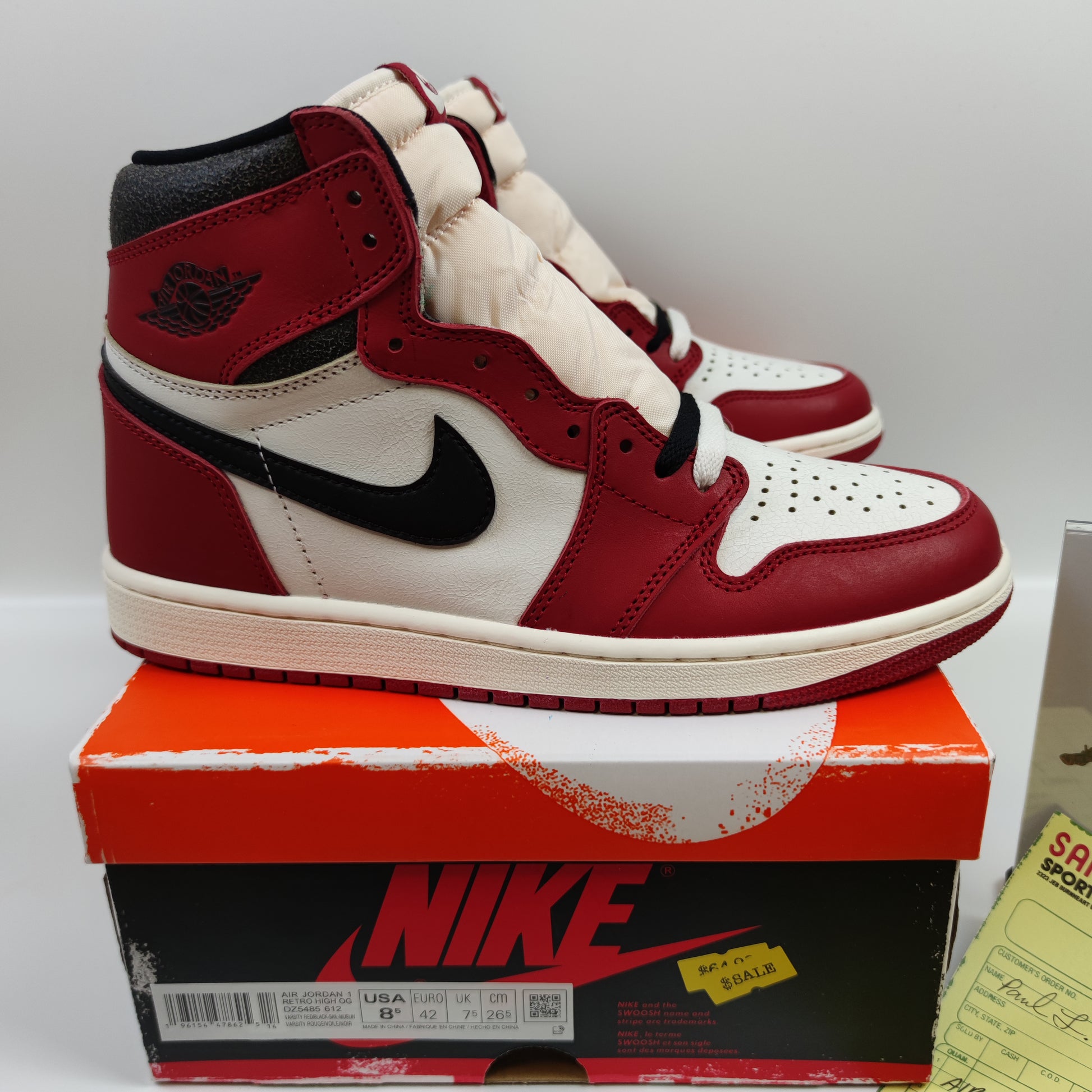 Air Jordan 1 Retro High OG "Lost & Found" DZ5485-612 - Fashion Sneaker1818