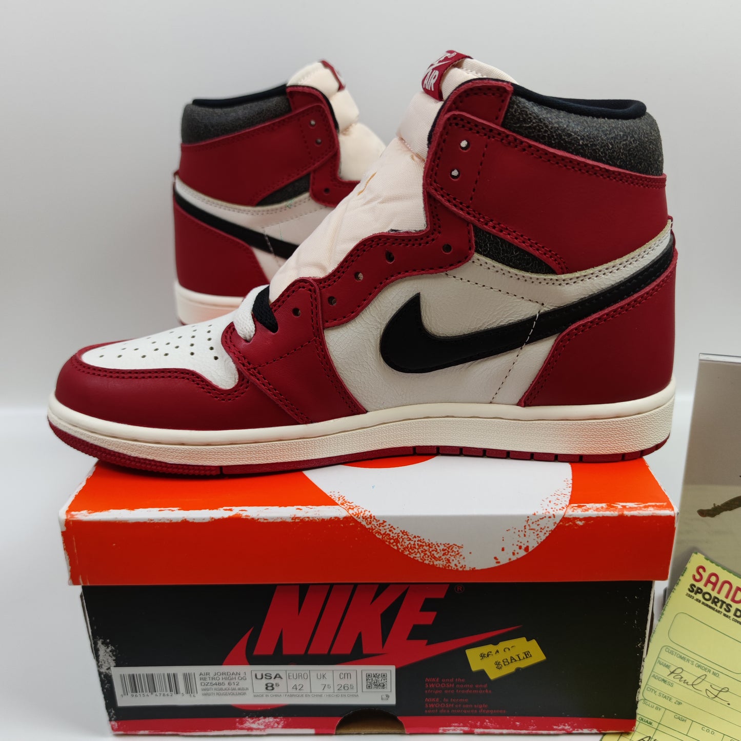 Air Jordan 1 Retro High OG "Lost & Found" DZ5485-612 - Fashion Sneaker1818