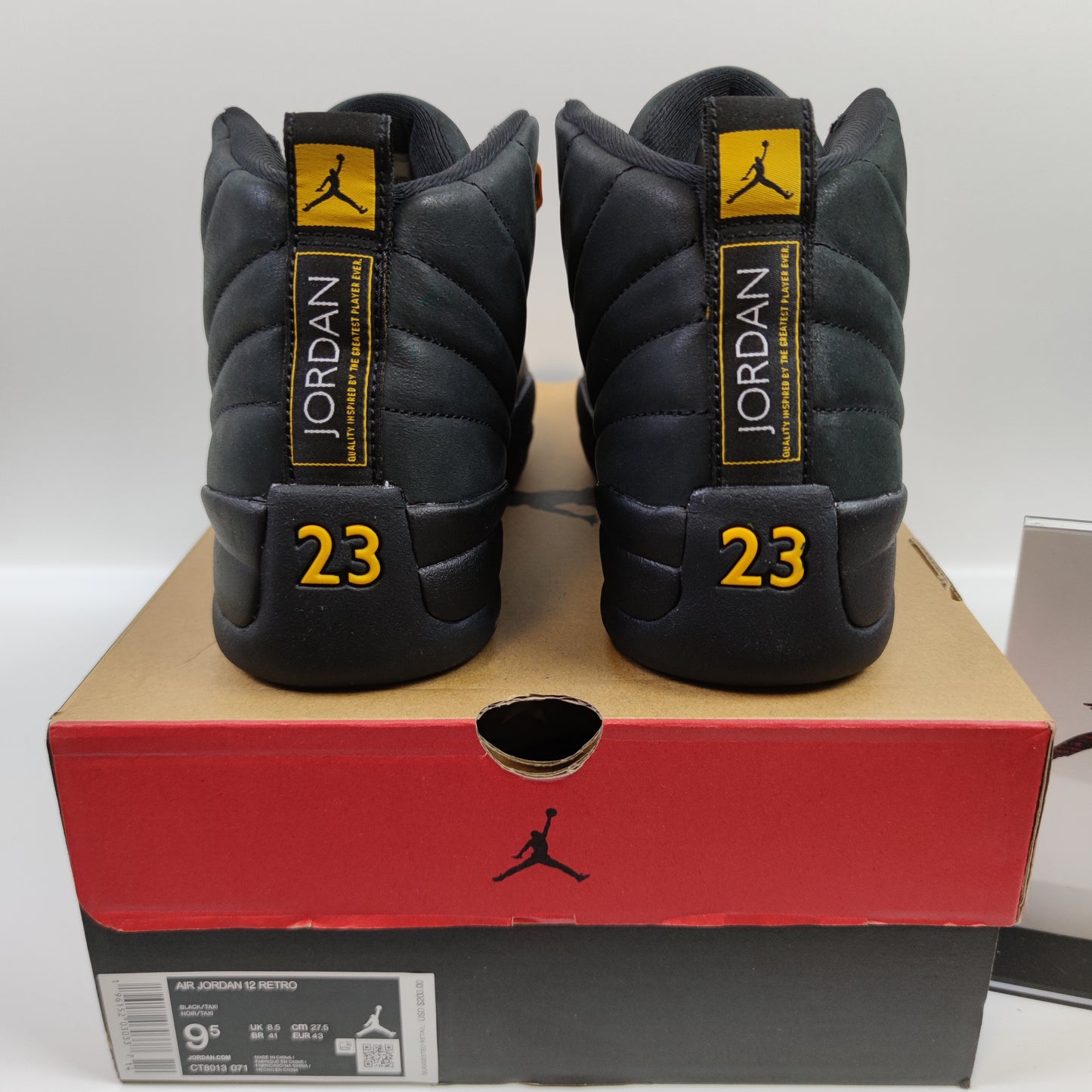 Air Jordan 12 Retro "Black Taxi" CT8013-071 - Fashion Sneaker1818