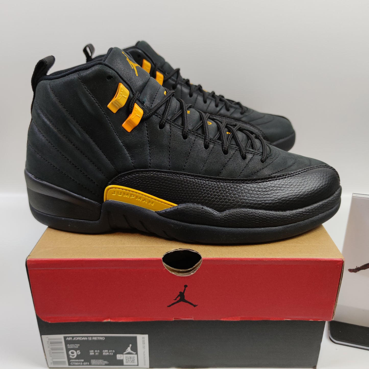 Air Jordan 12 Retro "Black Taxi" CT8013-071 - Fashion Sneaker1818