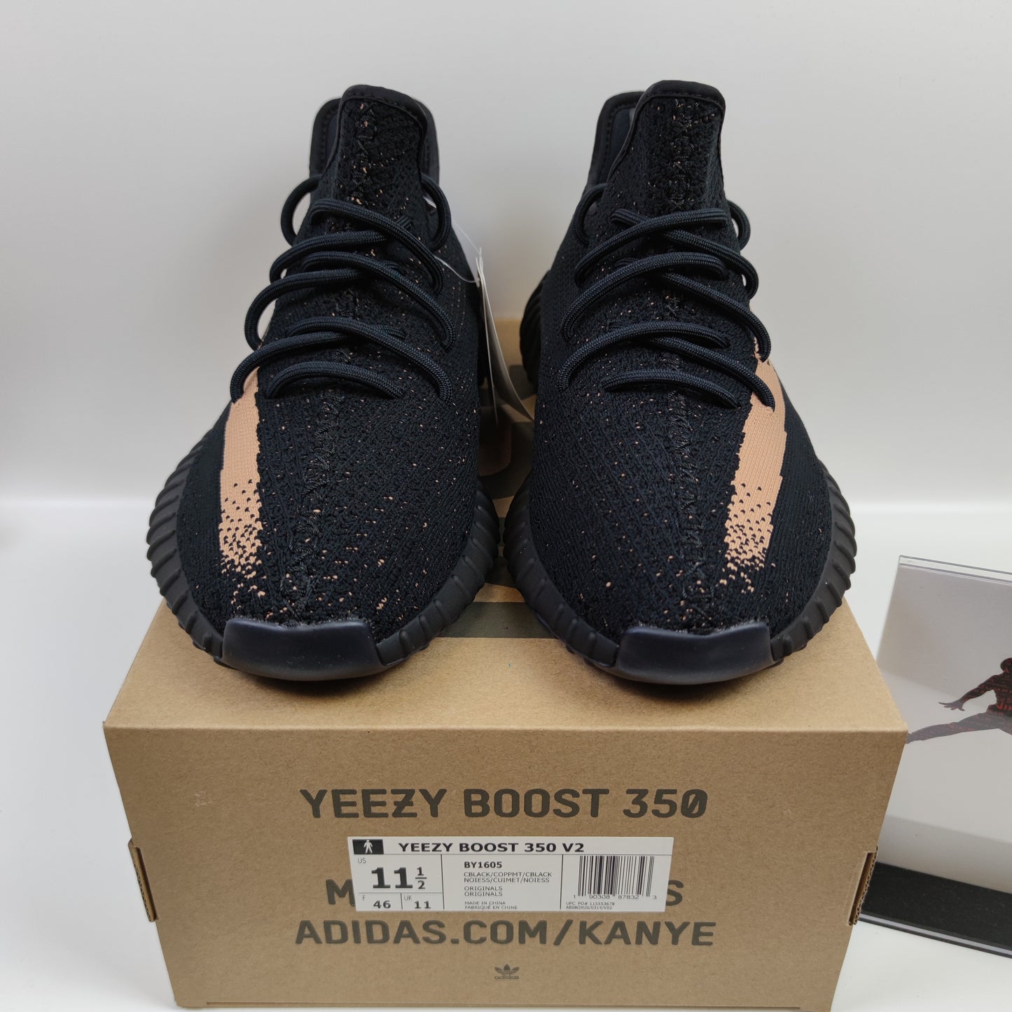 Adidas Originals Yeezy Boost 350 V2 "Core Black Copper" BY1605 - Fashion Sneaker1818