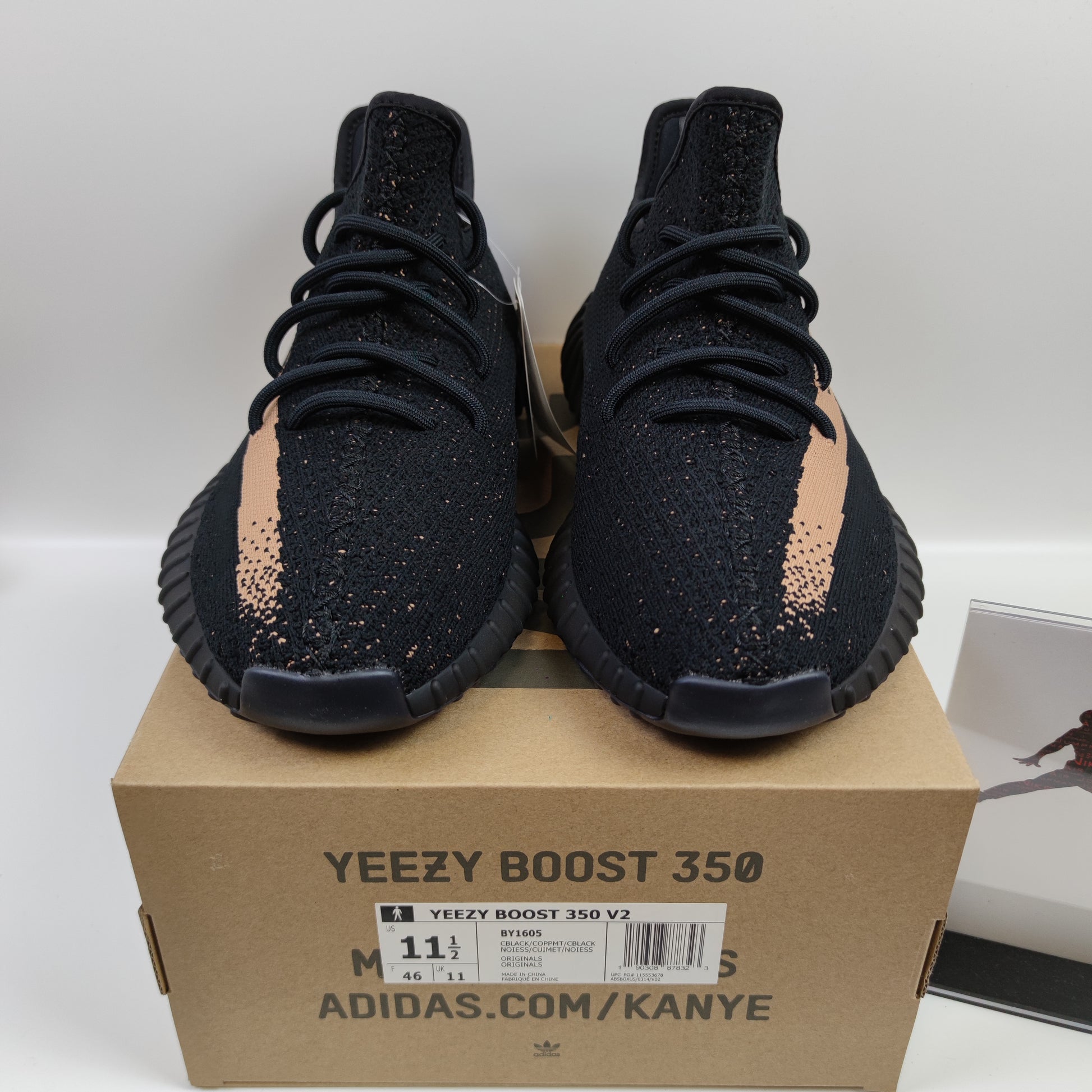 Adidas Originals Yeezy Boost 350 V2 "Core Black Copper" BY1605 - Fashion Sneaker1818