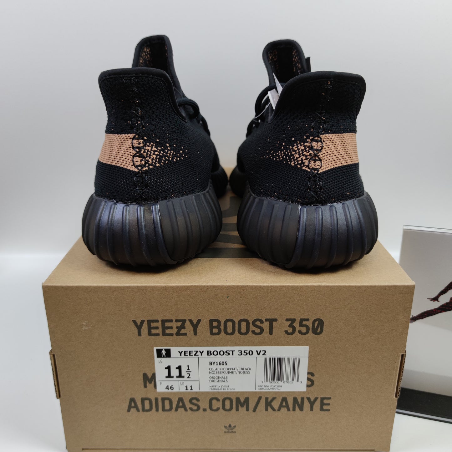 Adidas Originals Yeezy Boost 350 V2 "Core Black Copper" BY1605 - Fashion Sneaker1818
