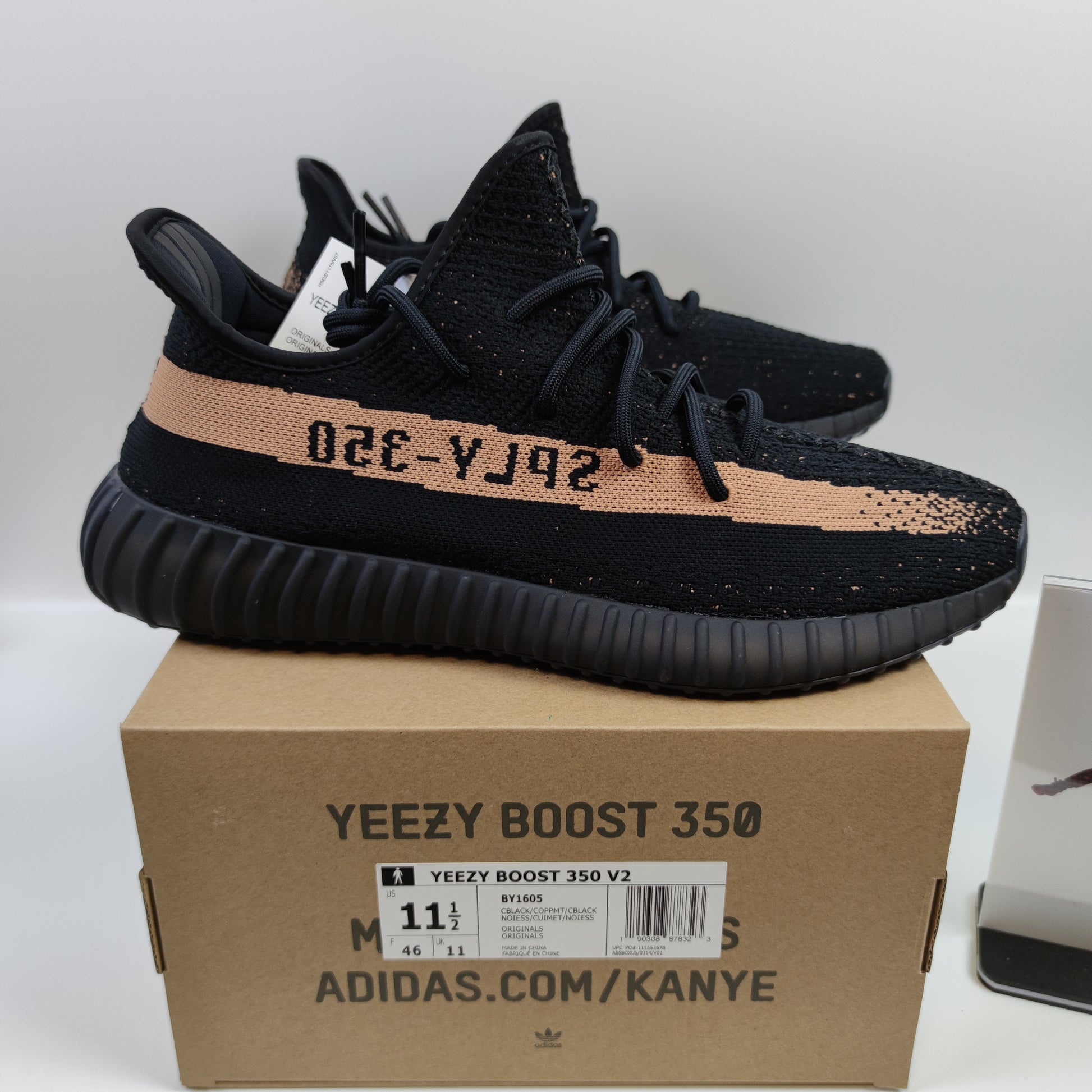 Adidas Originals Yeezy Boost 350 V2 "Core Black Copper" BY1605 - Fashion Sneaker1818