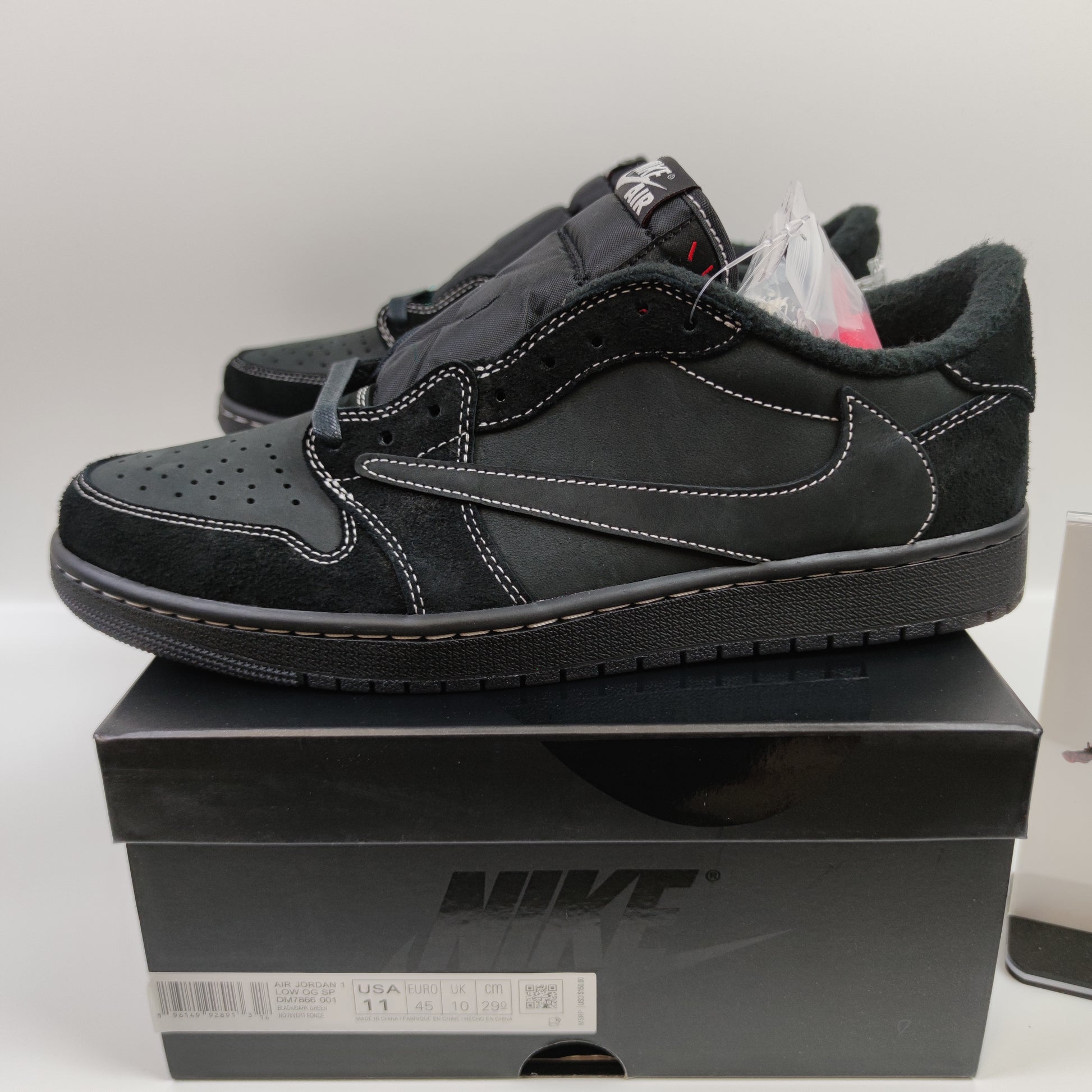 Travis Scott x Air Jordan 1 Low OG "Black/Phantom" DM7866-001 - Fashion Sneaker1818