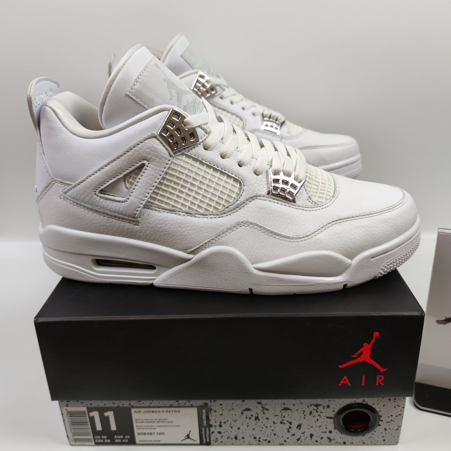 Air Jordan 4 Retro Pure Money 308497-100 - Fashion Sneaker1818