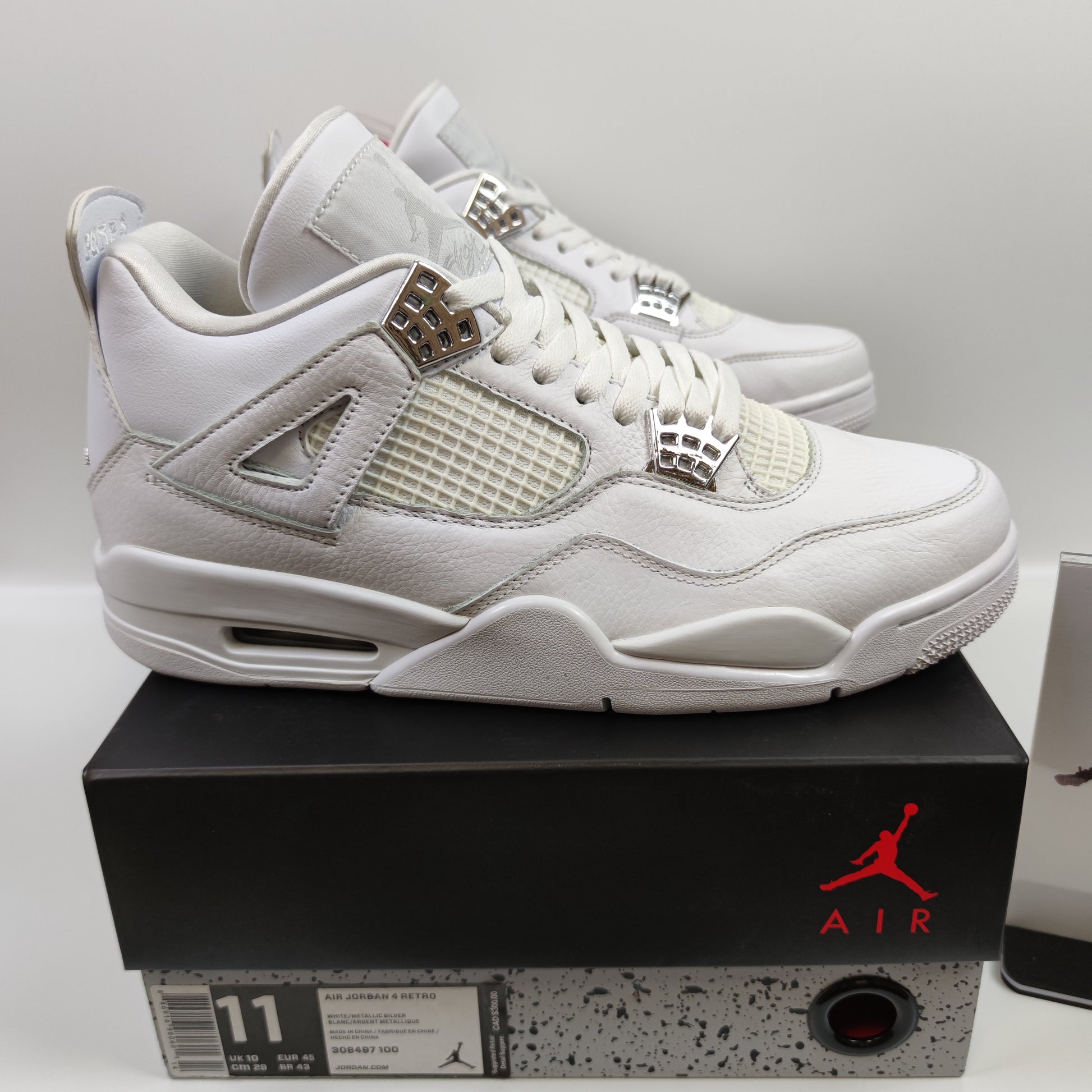 Air Jordan 4 Retro Pure Money 308497-100 - Fashion Sneaker1818