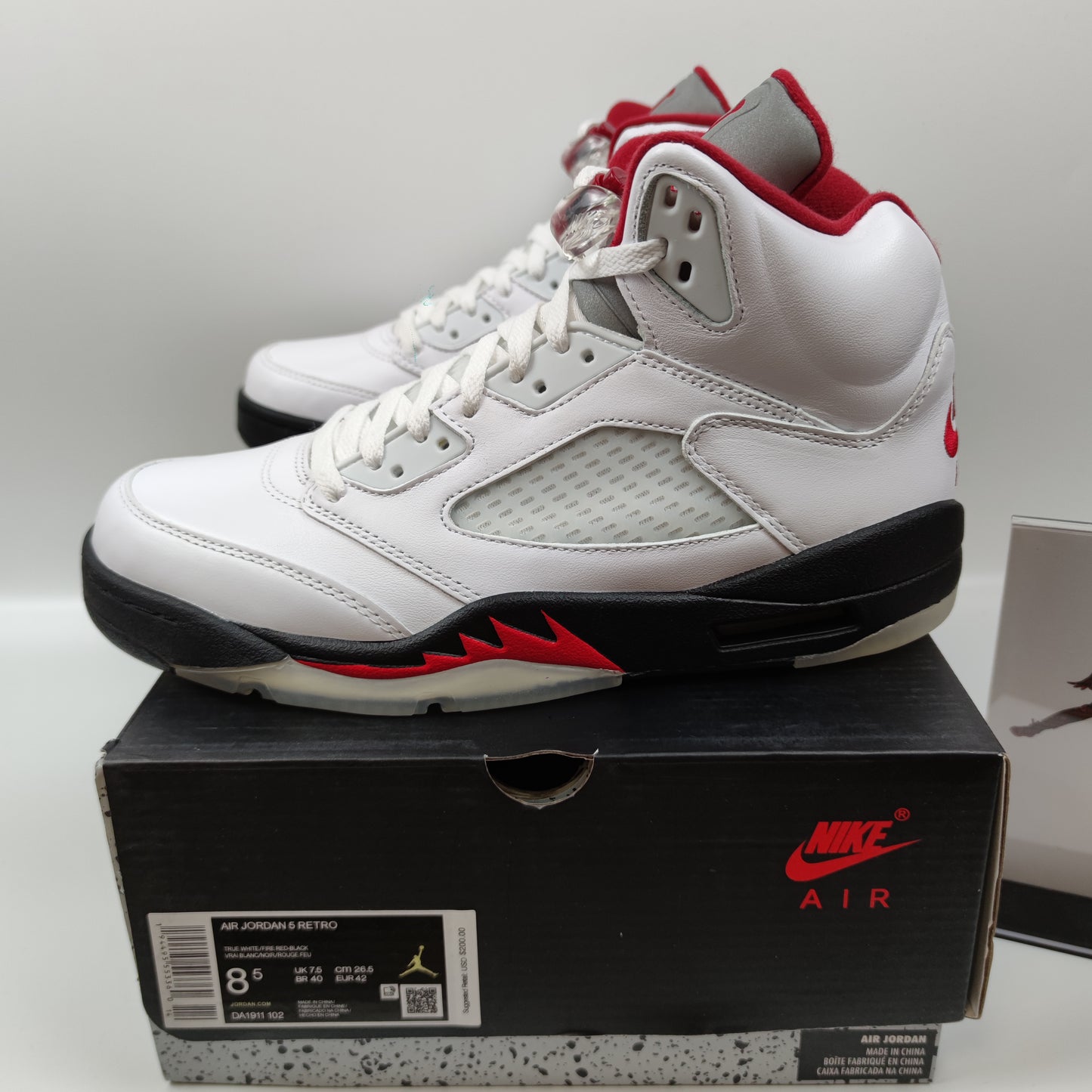 Air Jordan 5 Retro "Fire Red" DA1911-102 - Fashion Sneaker1818