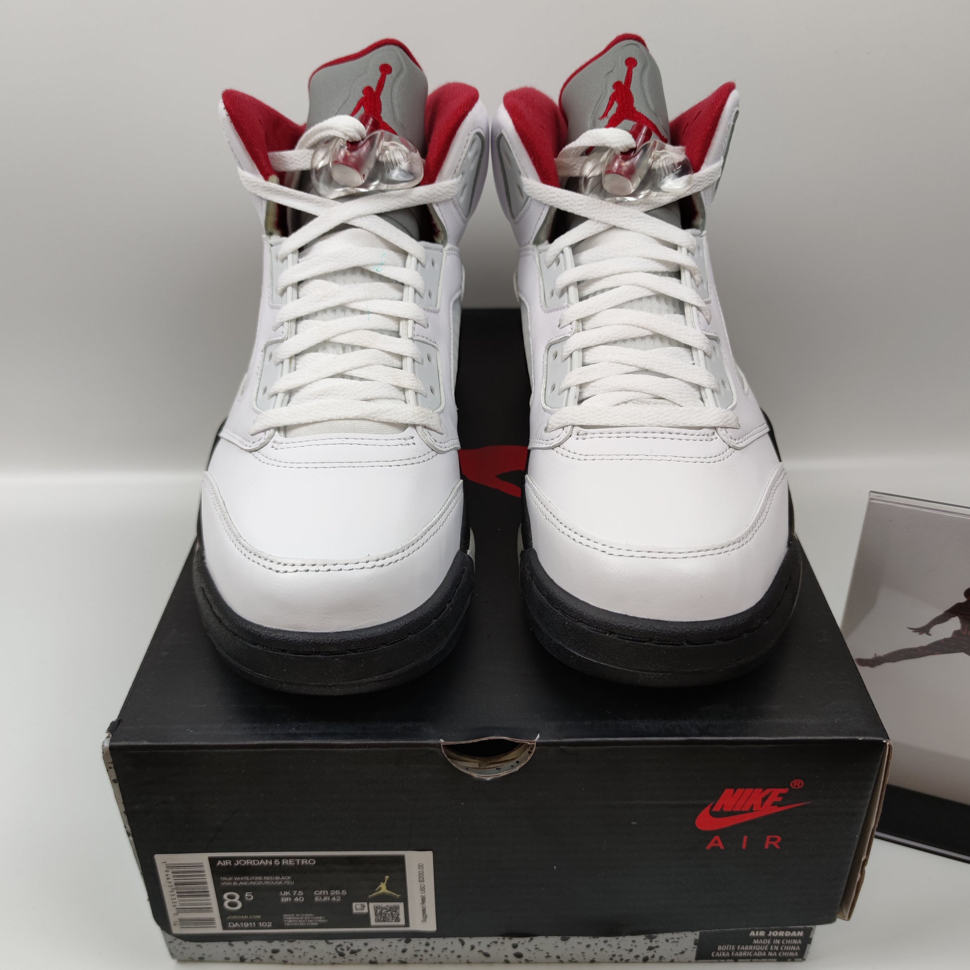 Air Jordan 5 Retro "Fire Red" DA1911-102 - Fashion Sneaker1818