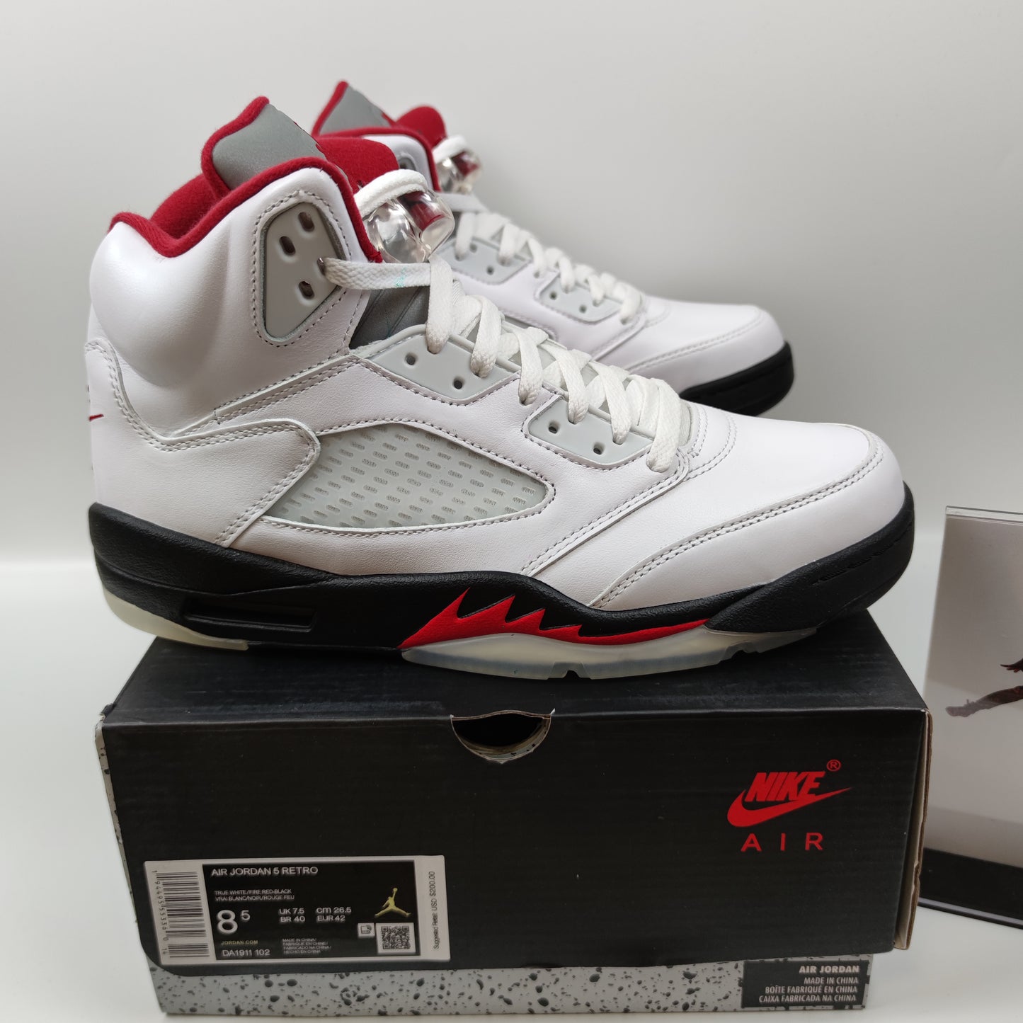 Air Jordan 5 Retro "Fire Red" DA1911-102 - Fashion Sneaker1818