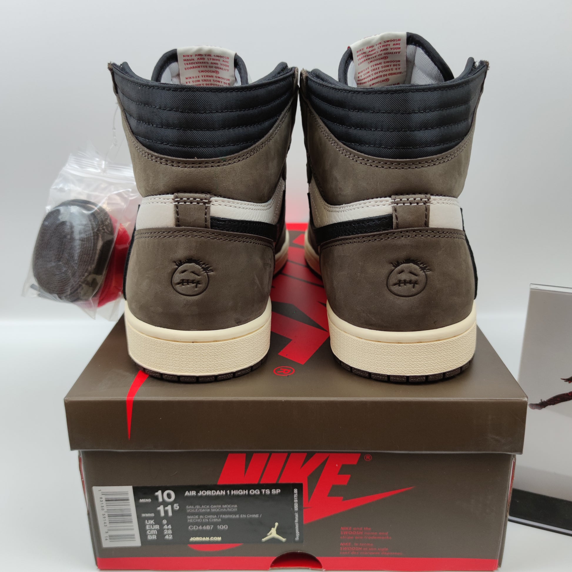 Travis Scott x Air Jordan 1 High OG TS SP CD4487-100 - Fashion Sneaker1818