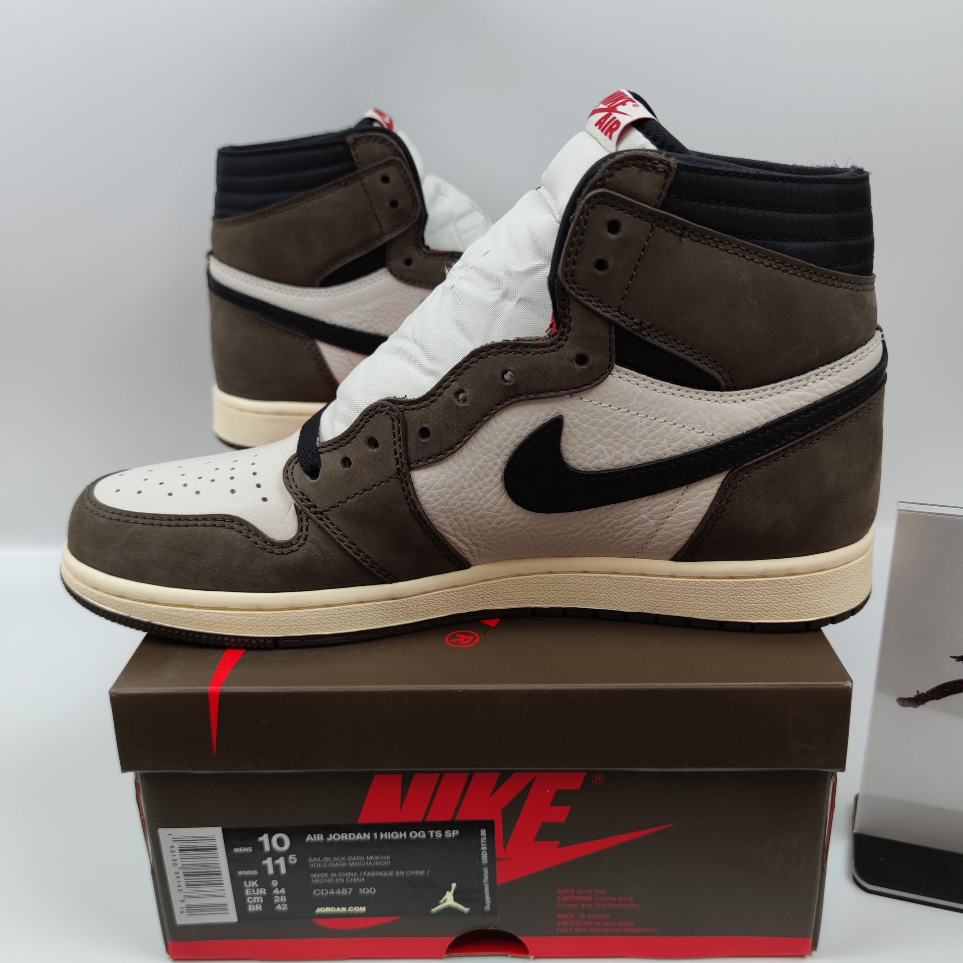 Travis Scott x Air Jordan 1 High OG TS SP CD4487-100 - Fashion Sneaker1818
