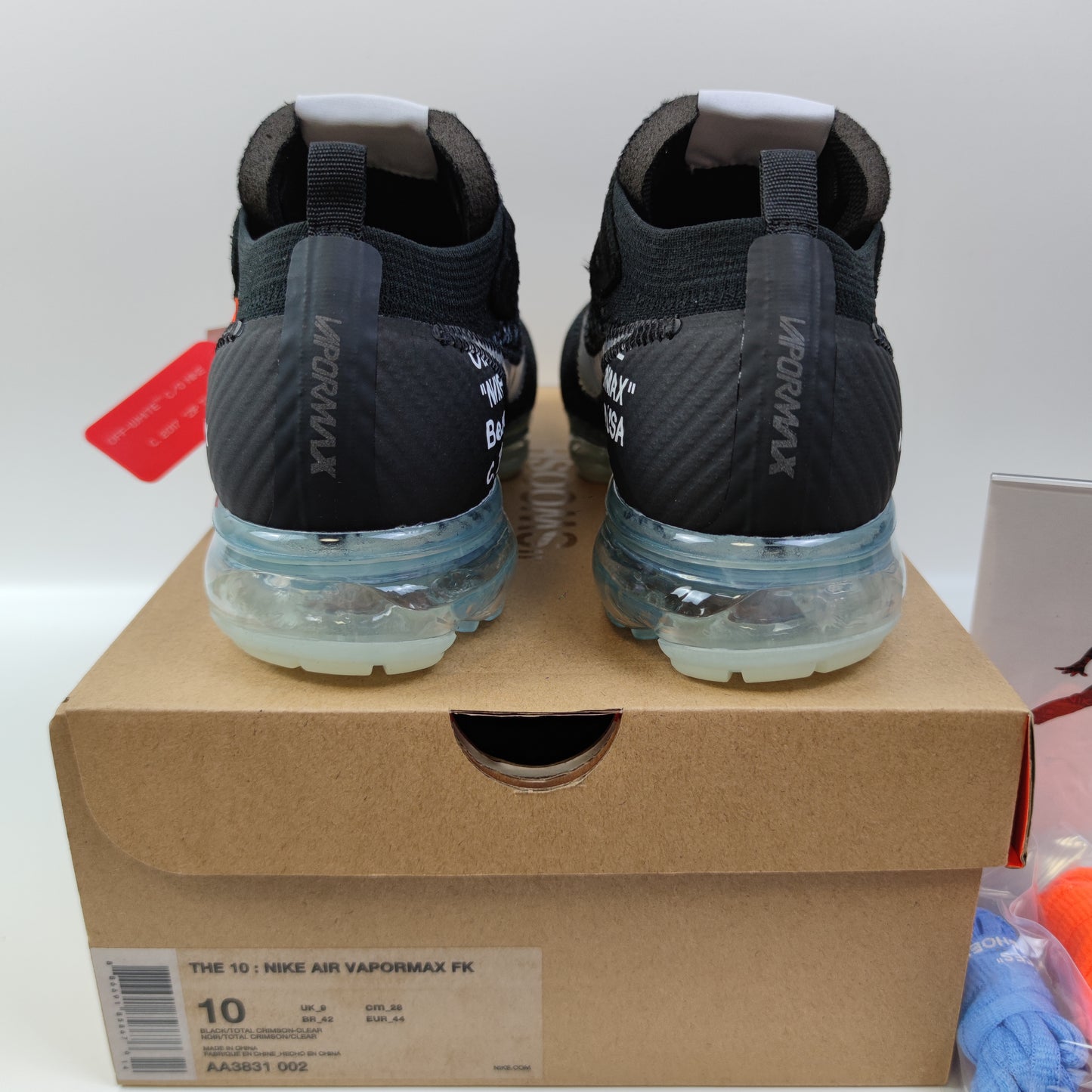 Off-White x Nike Air VaporMax Black The Ten AA3831-002 - Fashion Sneaker1818