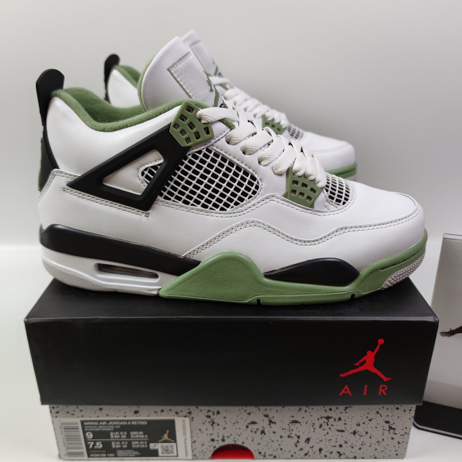 Air Jordan 4 "Oil Green" AQ9129-103 - Fashion Sneaker1818
